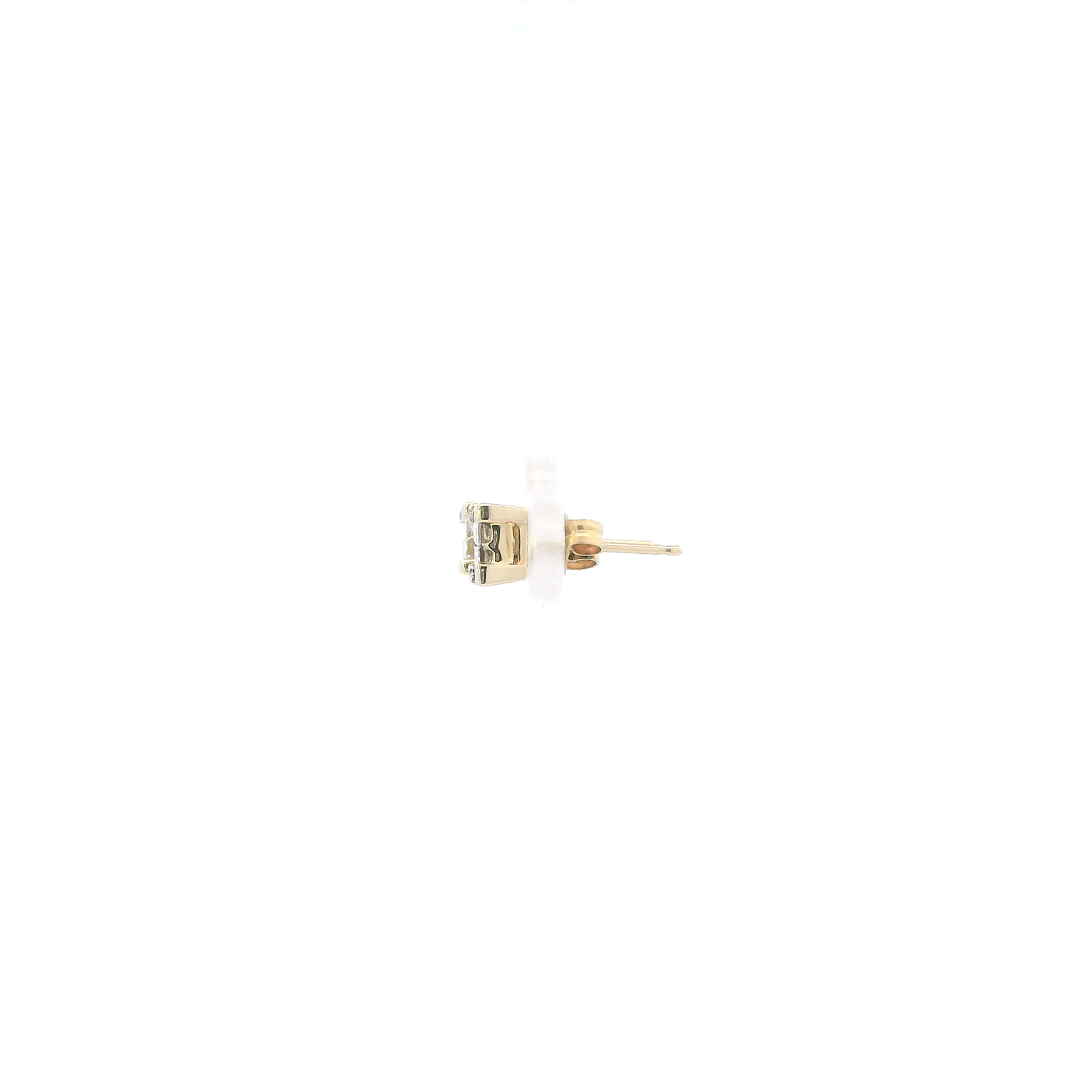 14K Yellow Gold Diamonds Stud Earrings - 0.80ct