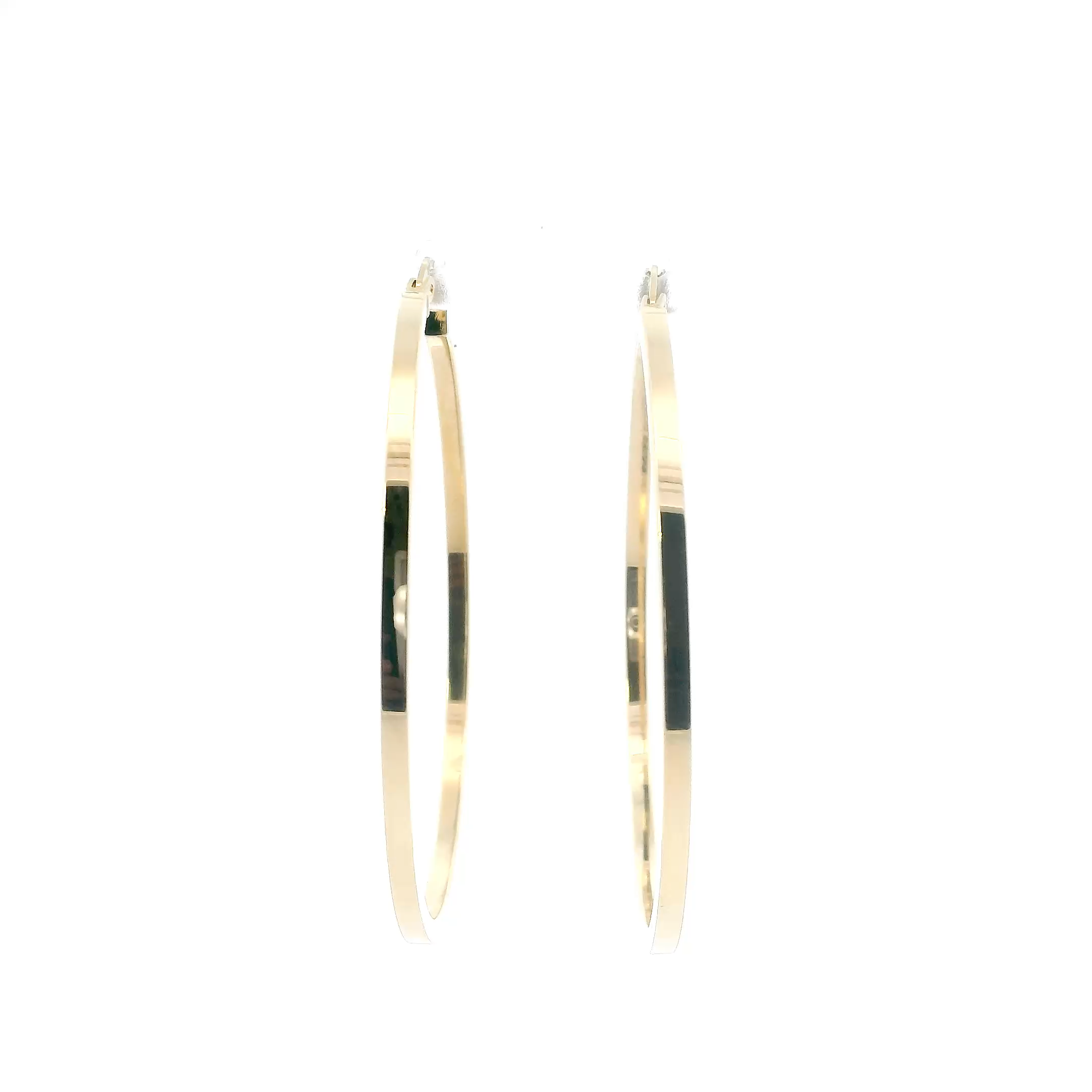 14K Yellow Gold Hoop Earring