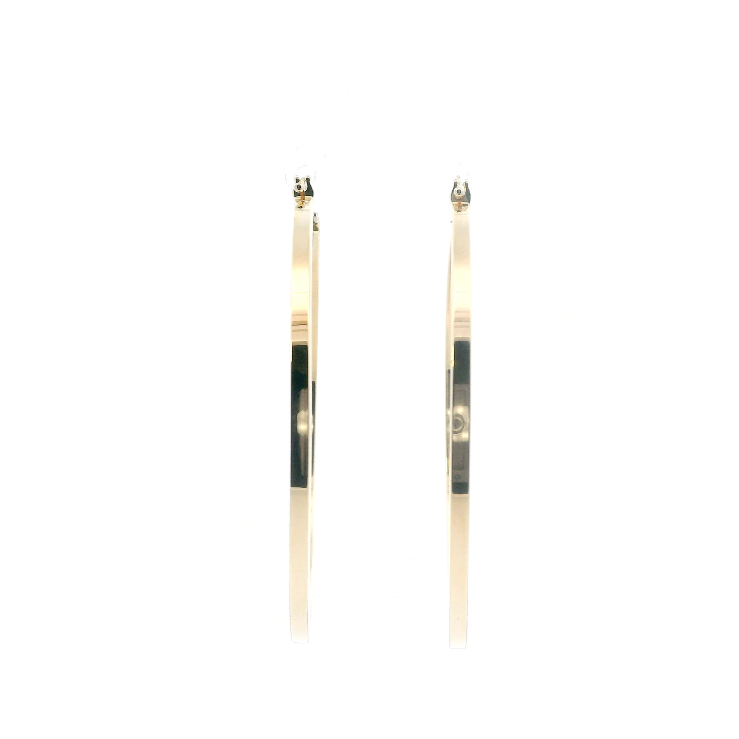 14K Yellow Gold Hoop Earring