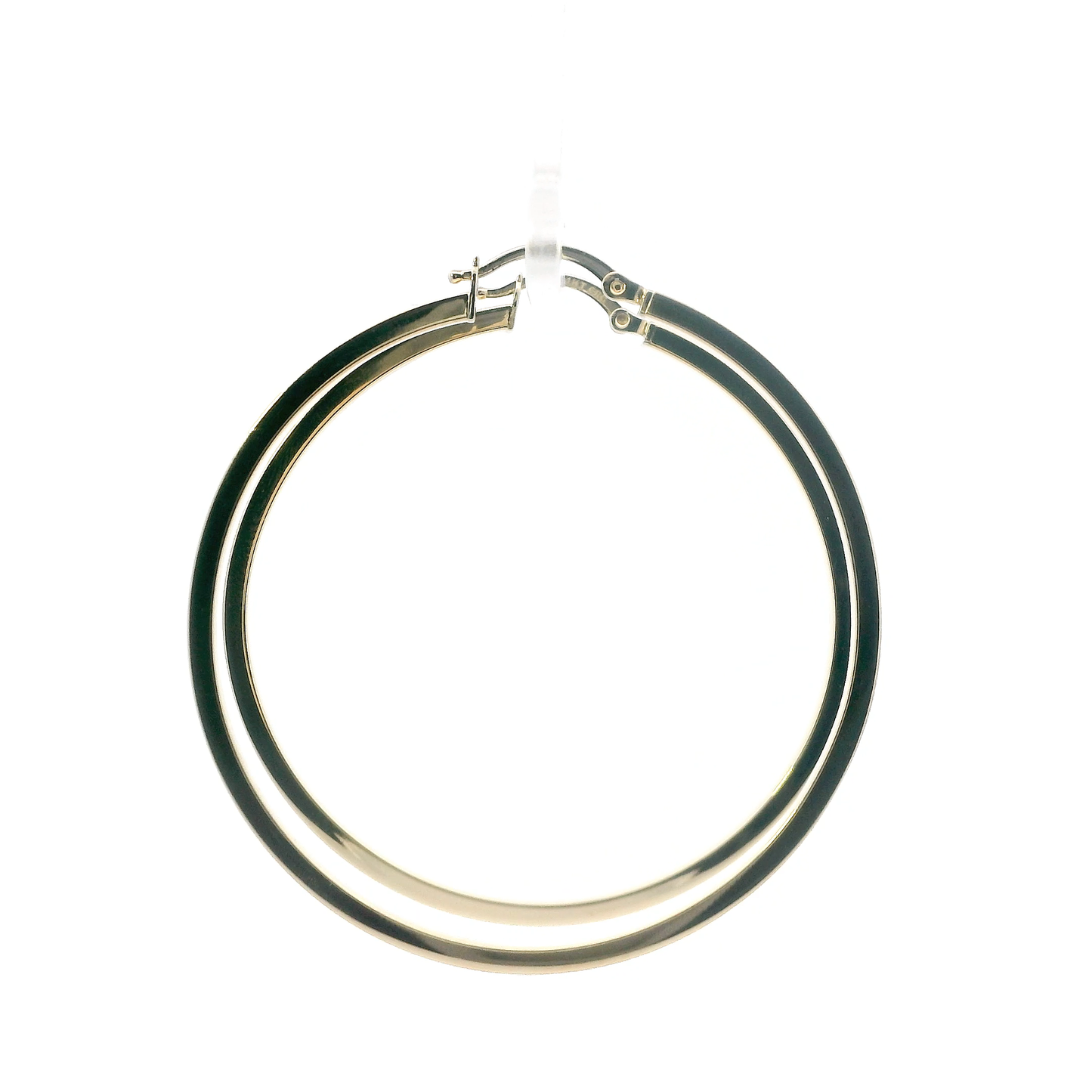 14K Yellow Gold Hoop Earring