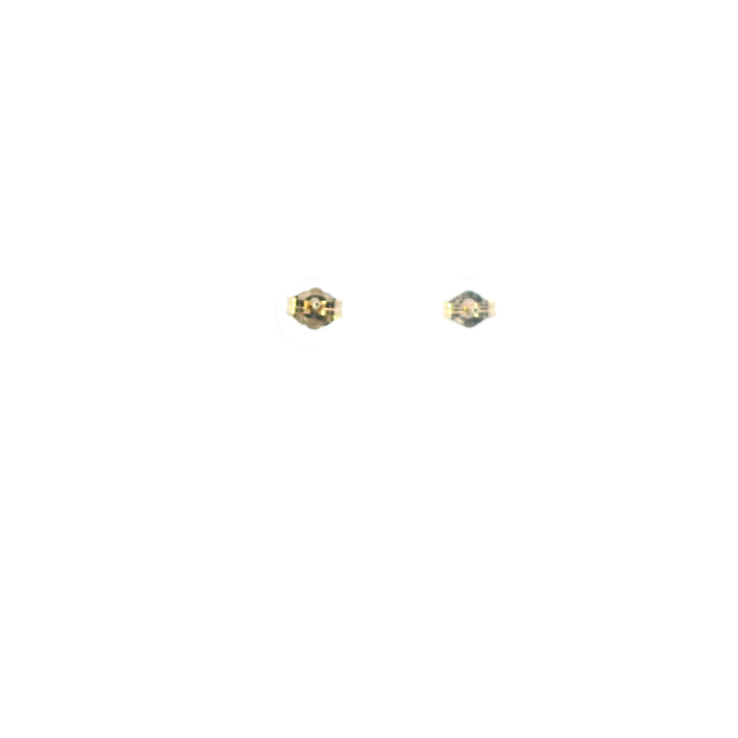 14K Yellow Gold Diamond Solitaire Earrings - 0.20ct