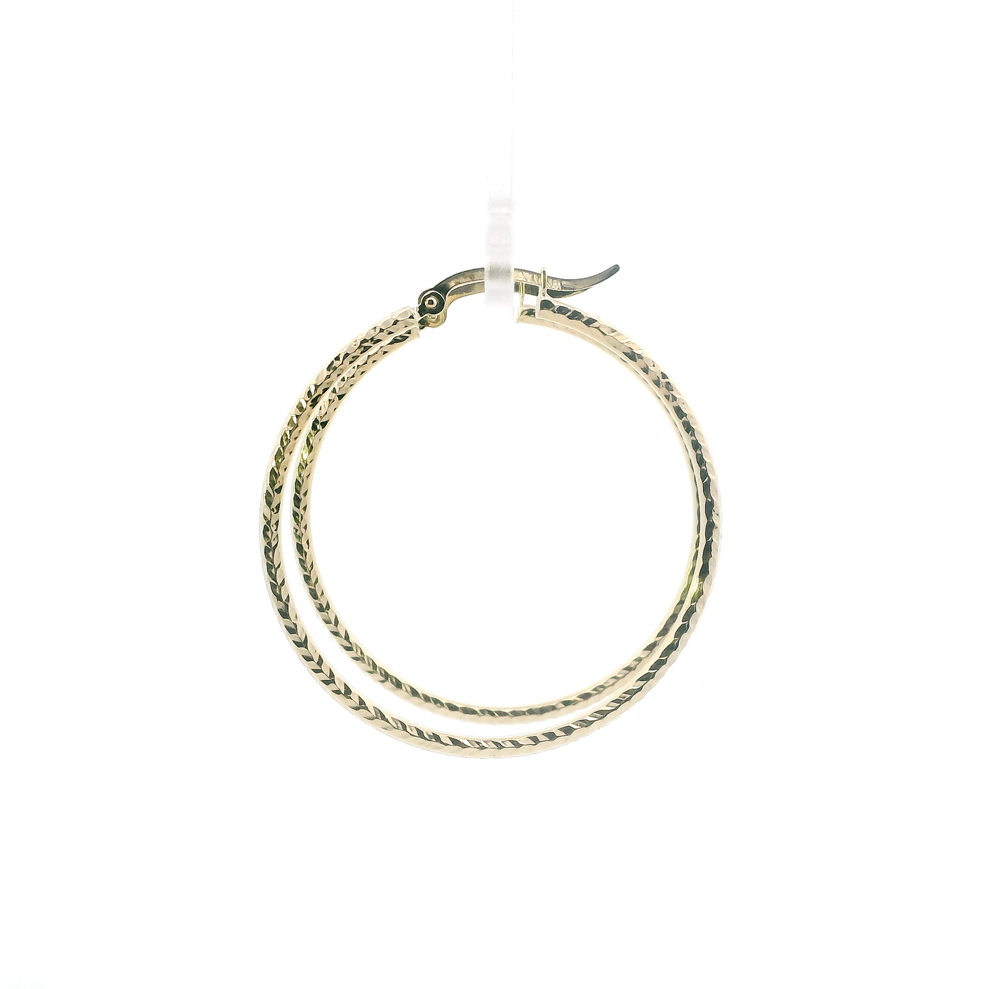 14K Yellow Gold Hoop Earrings