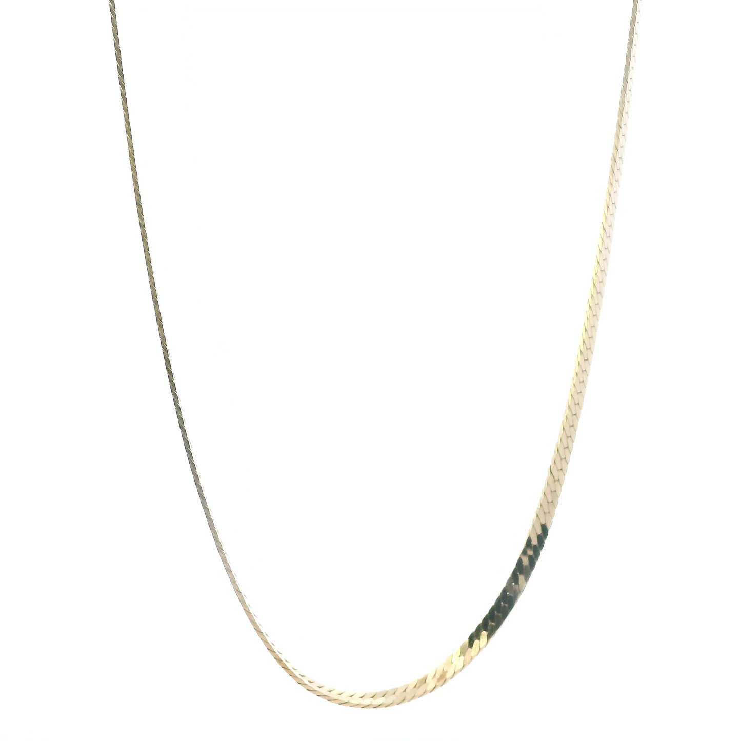 14K Yellow Gold 18" Herringbone Chain