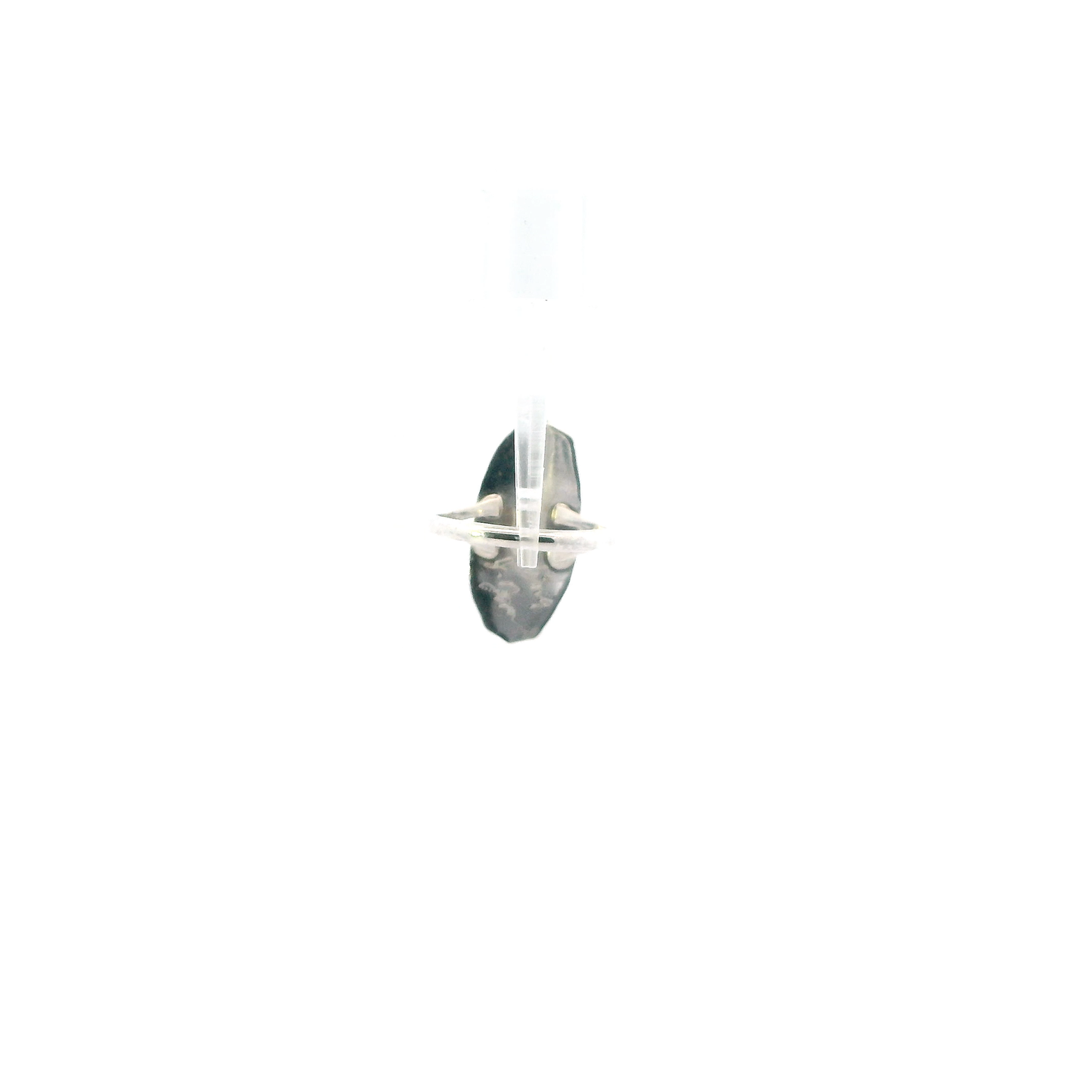 Sterling Silver Marquise Shape Black Onyx Ring