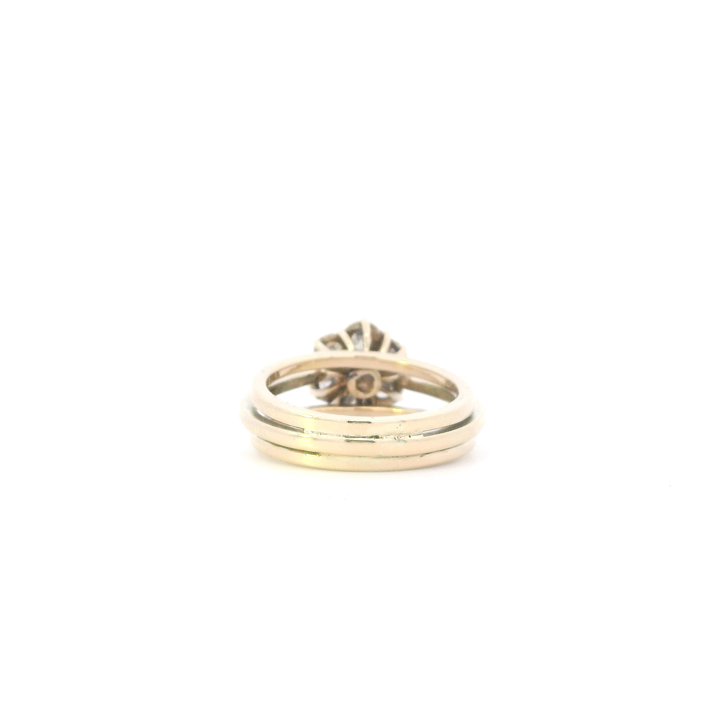 10K Yellow Gold Diamonds Womens Ring - 1.05ct