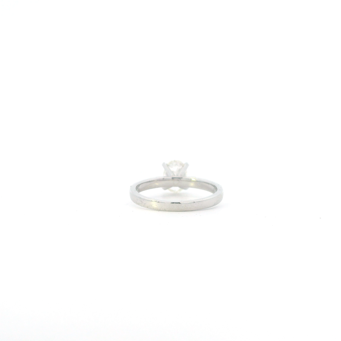 Platinum Diamond Solitaire Womens Ring - 1.25ct
