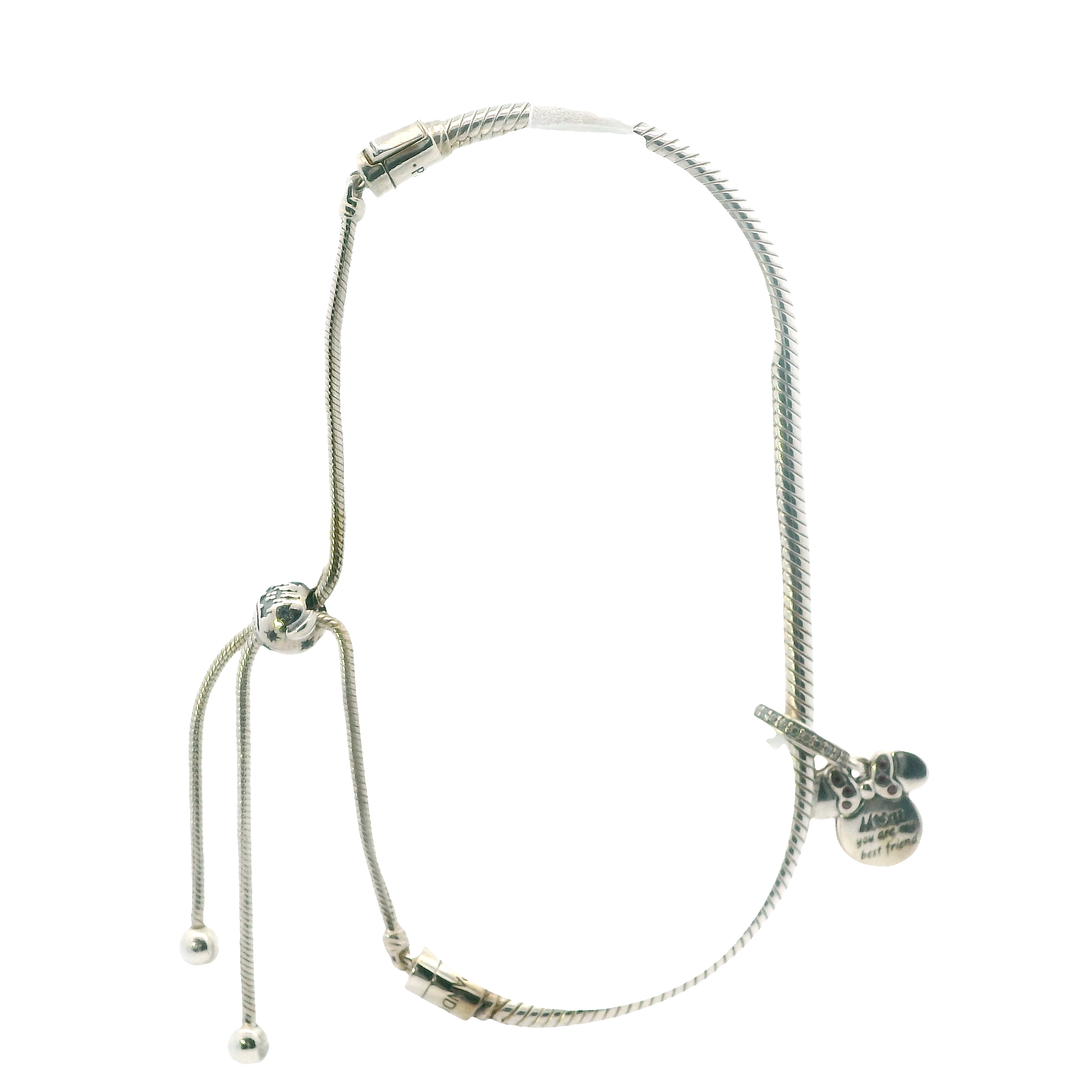 Pandora Silver Disney Slide Bracelet With Minnie Charm