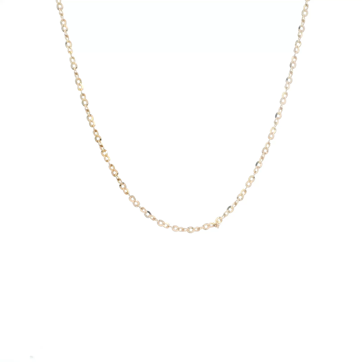 14K Yellow Gold 18" Cable Chain