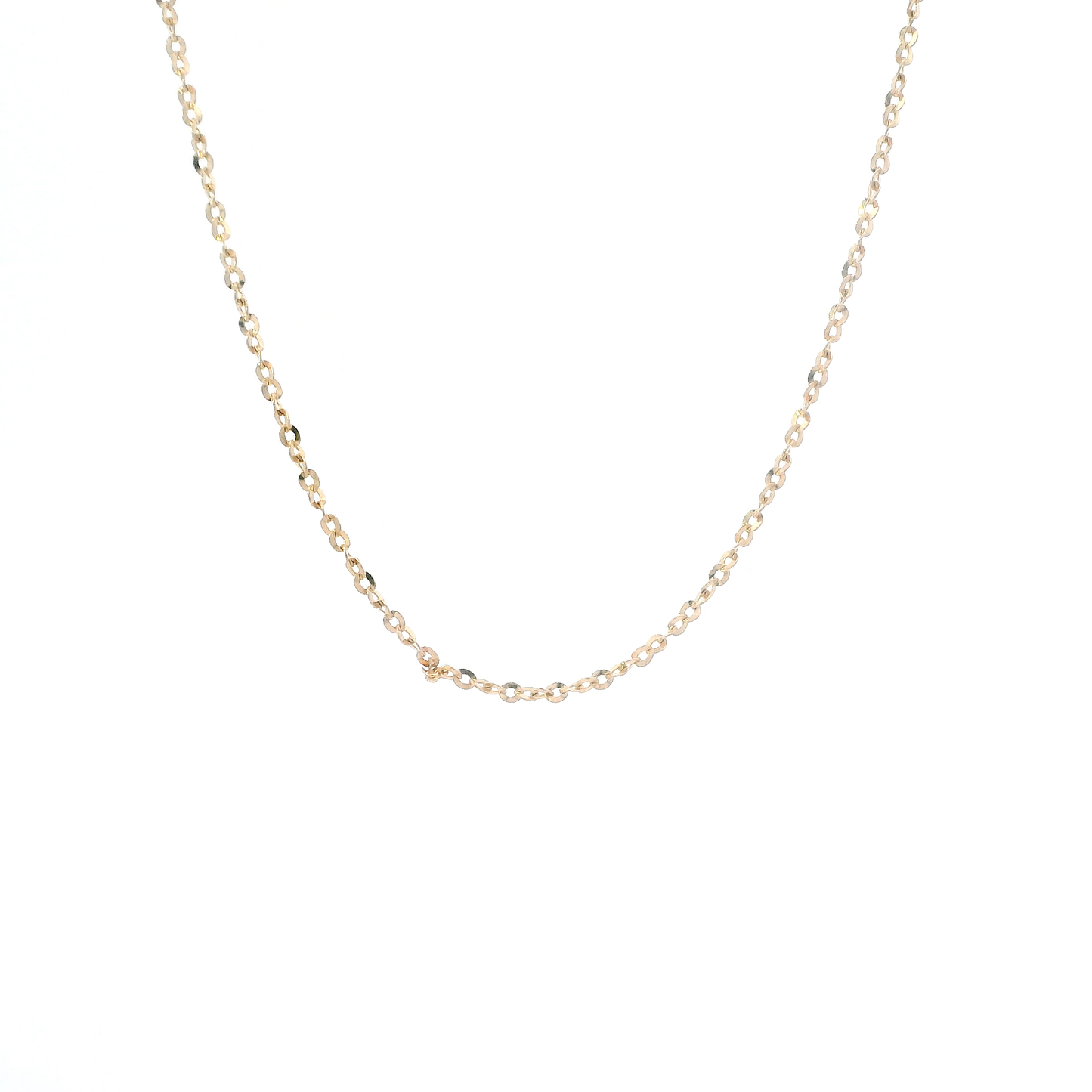 14K Yellow Gold 18" Cable Chain
