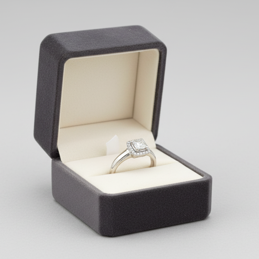 10K White Gold Diamonds Womens Ring - 0.20ct