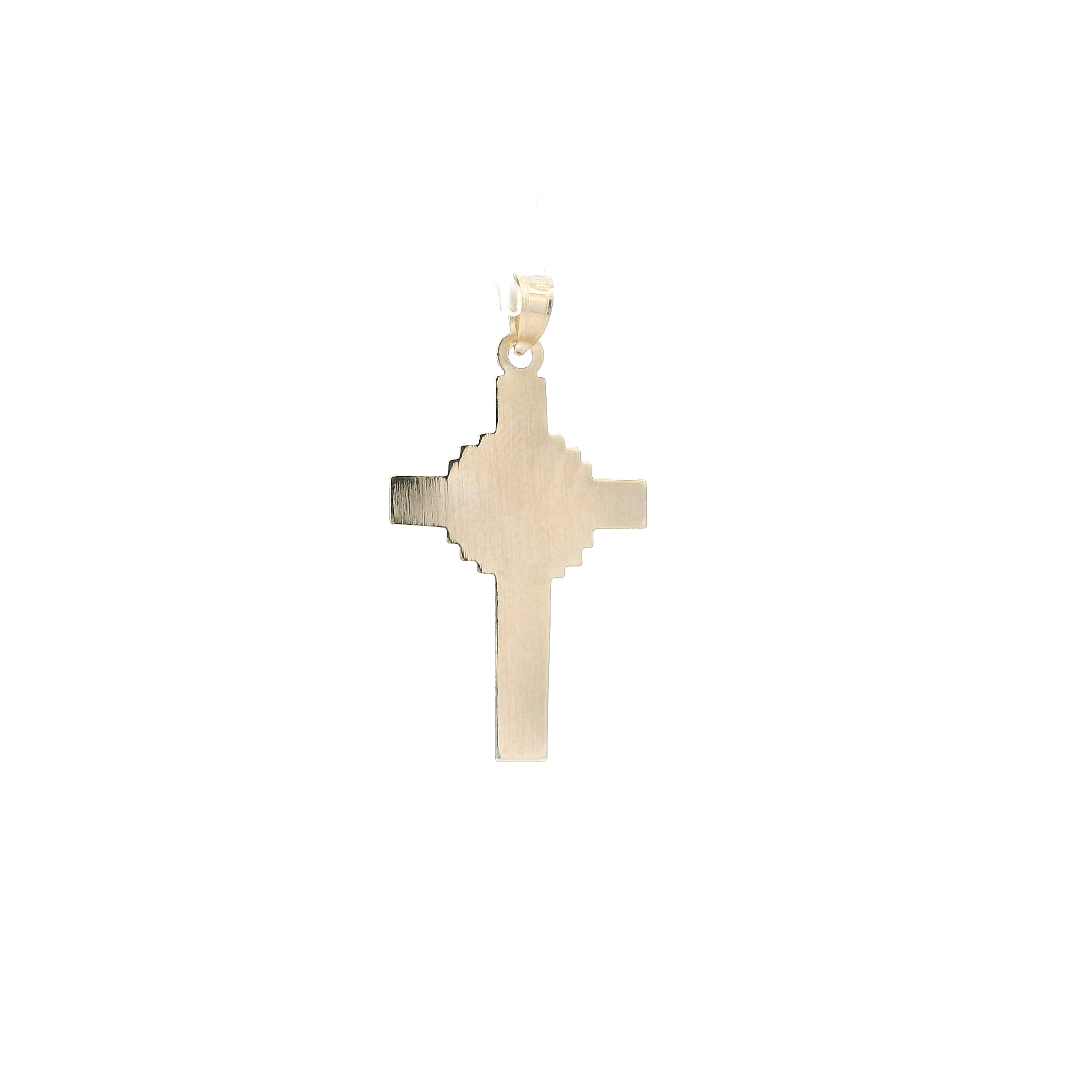 14K Yellow Gold Crucifix Pendant