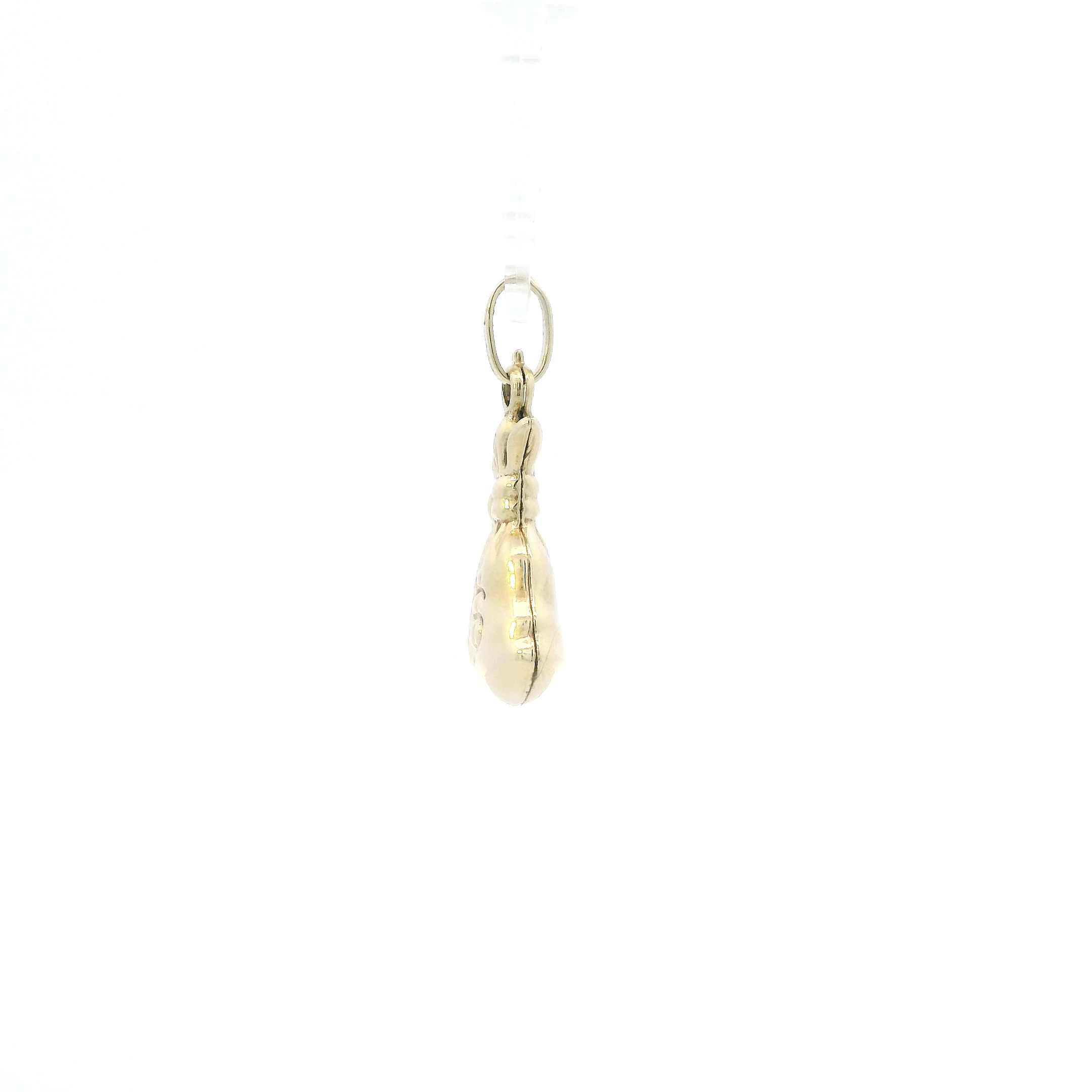 14K Yellow Gold Money Bag Pendant