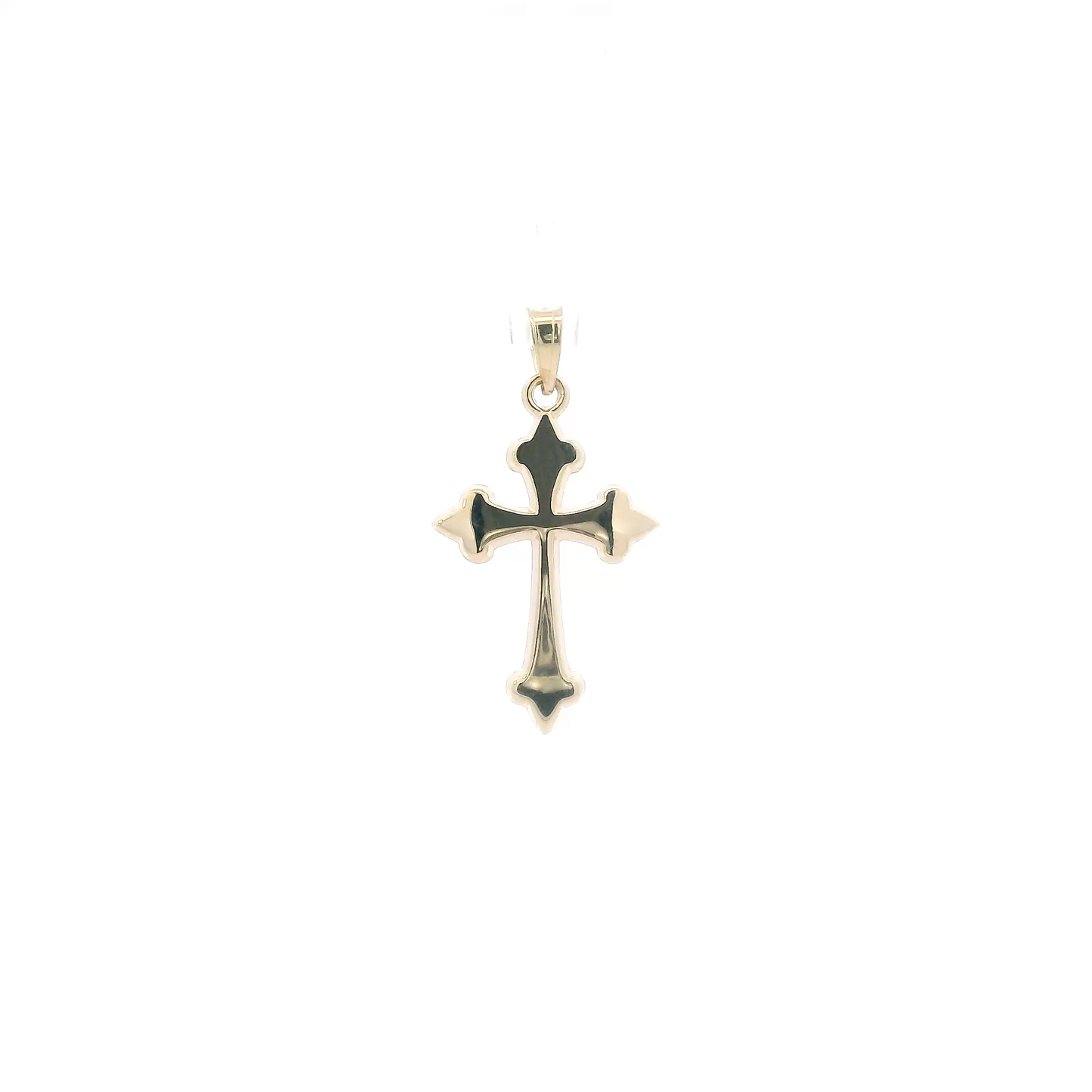 14K Yellow Gold Cross Pendant