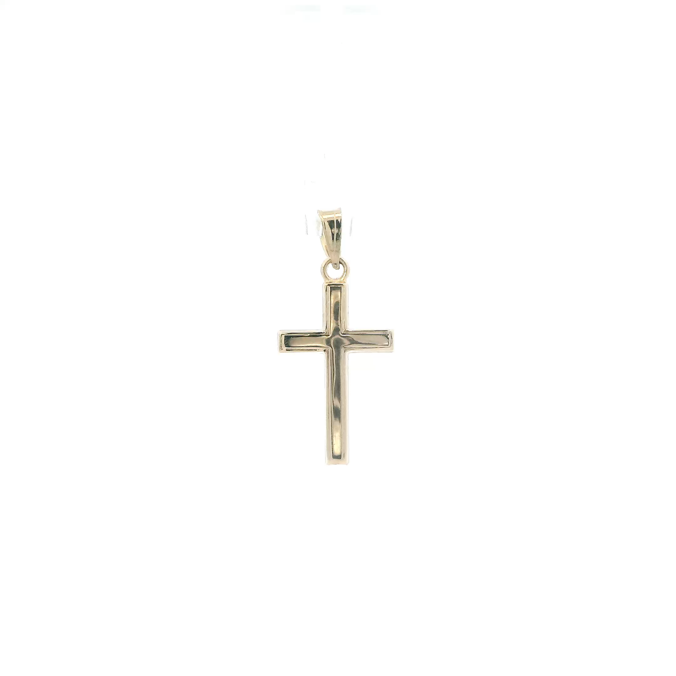 14K Yellow Gold Cross Pendant