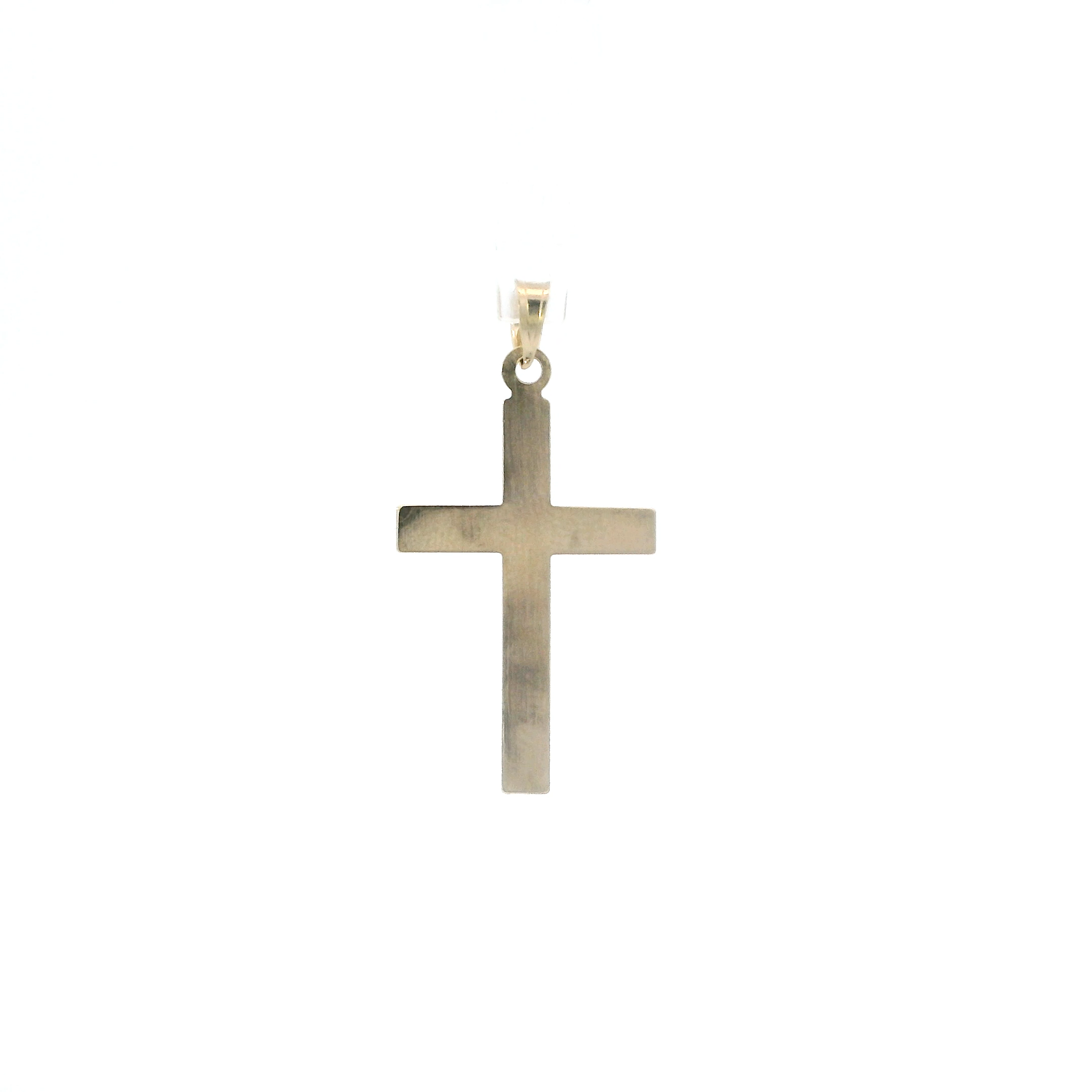 14K Yellow Gold Cross Pendant
