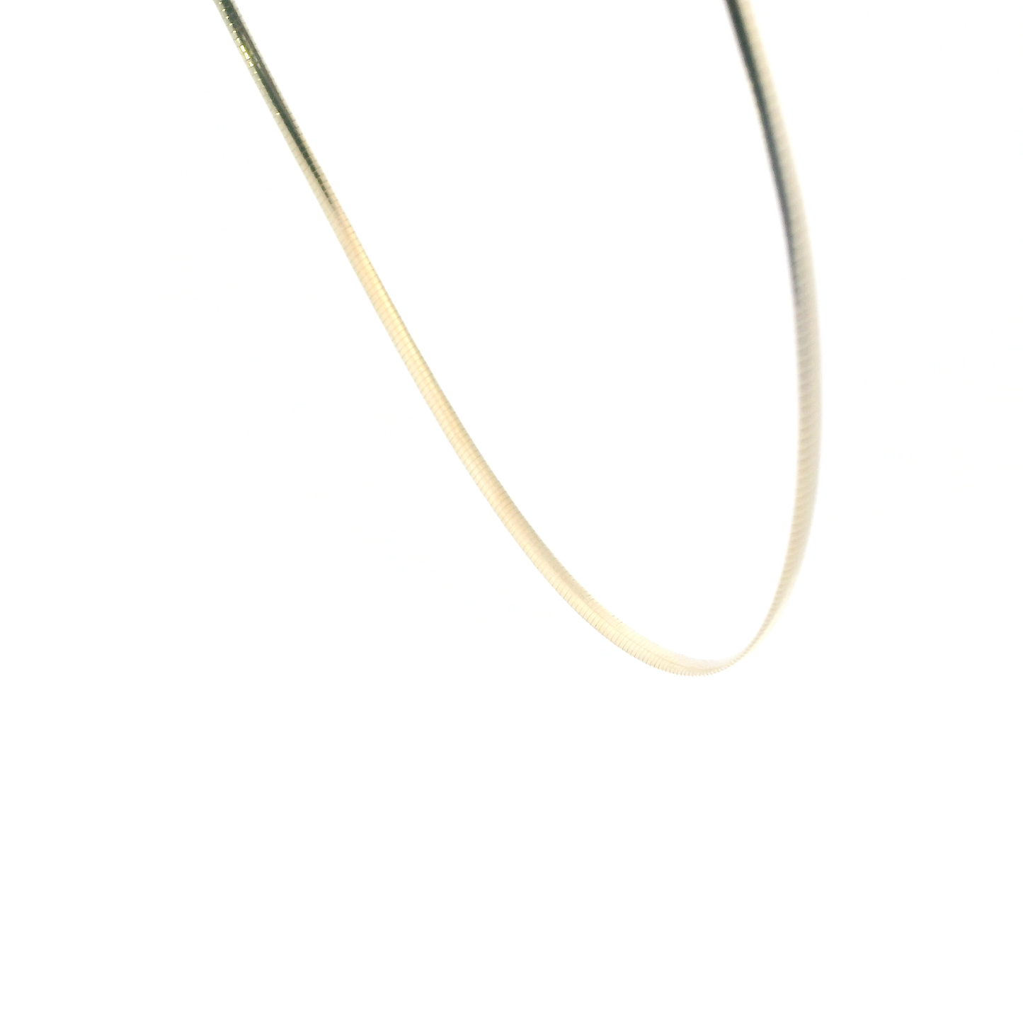 14K Yellow Gold 18" Omega Chain