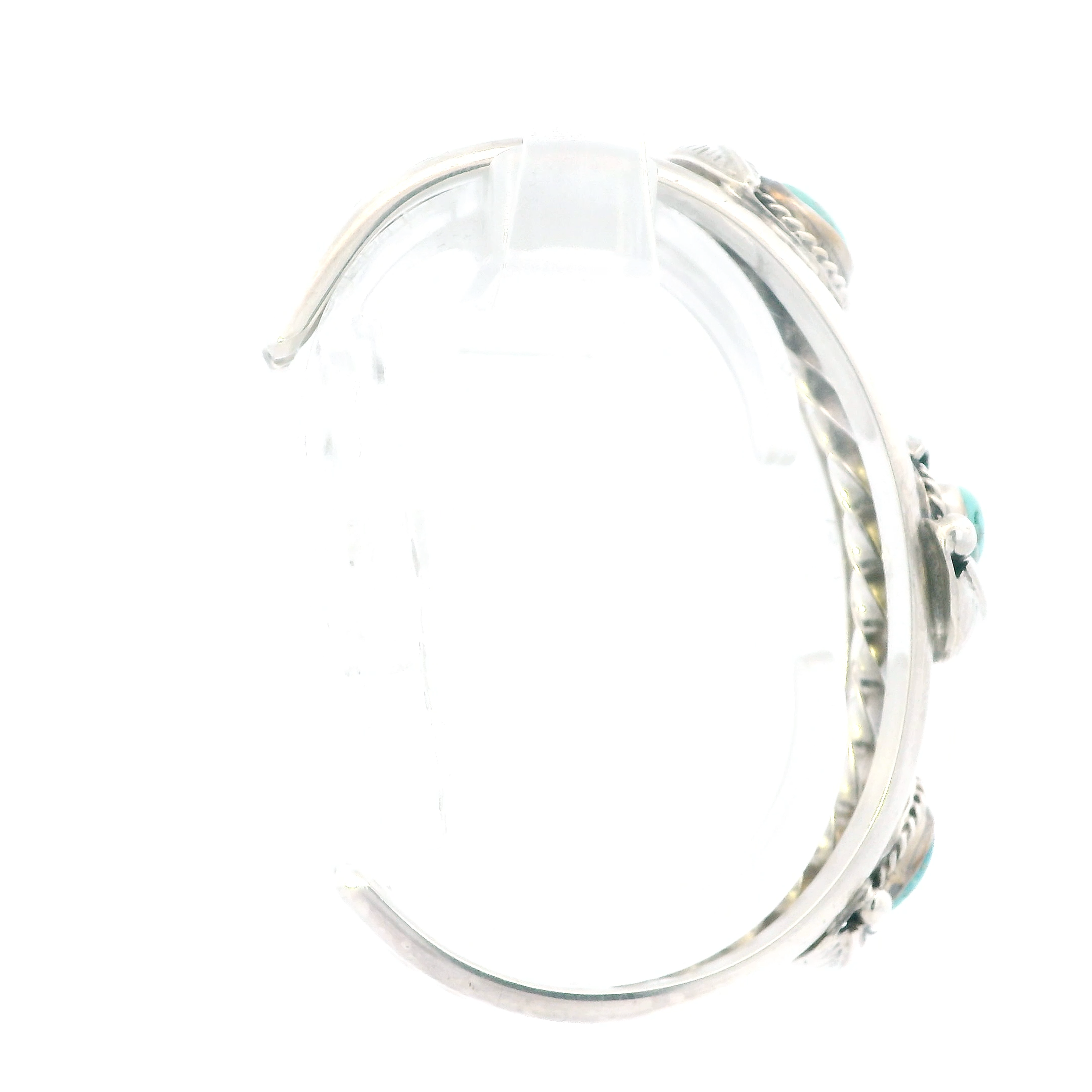 Sterling Silver Native American Turquoise Stones Bracelet