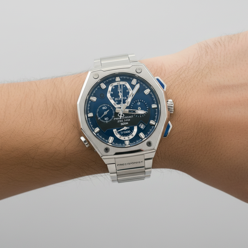 Bulova Precisonist Chronograph Mens Wistwatch - 96B349