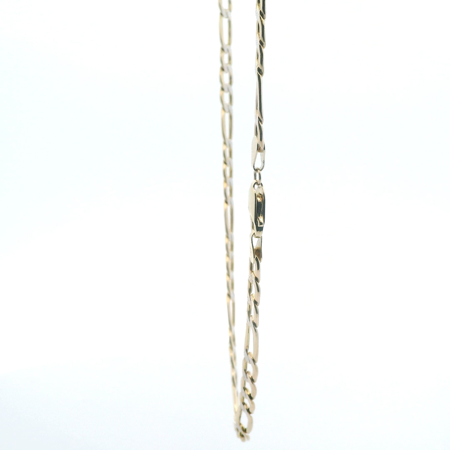10K Yellow Gold 23.5" Figaro Chain