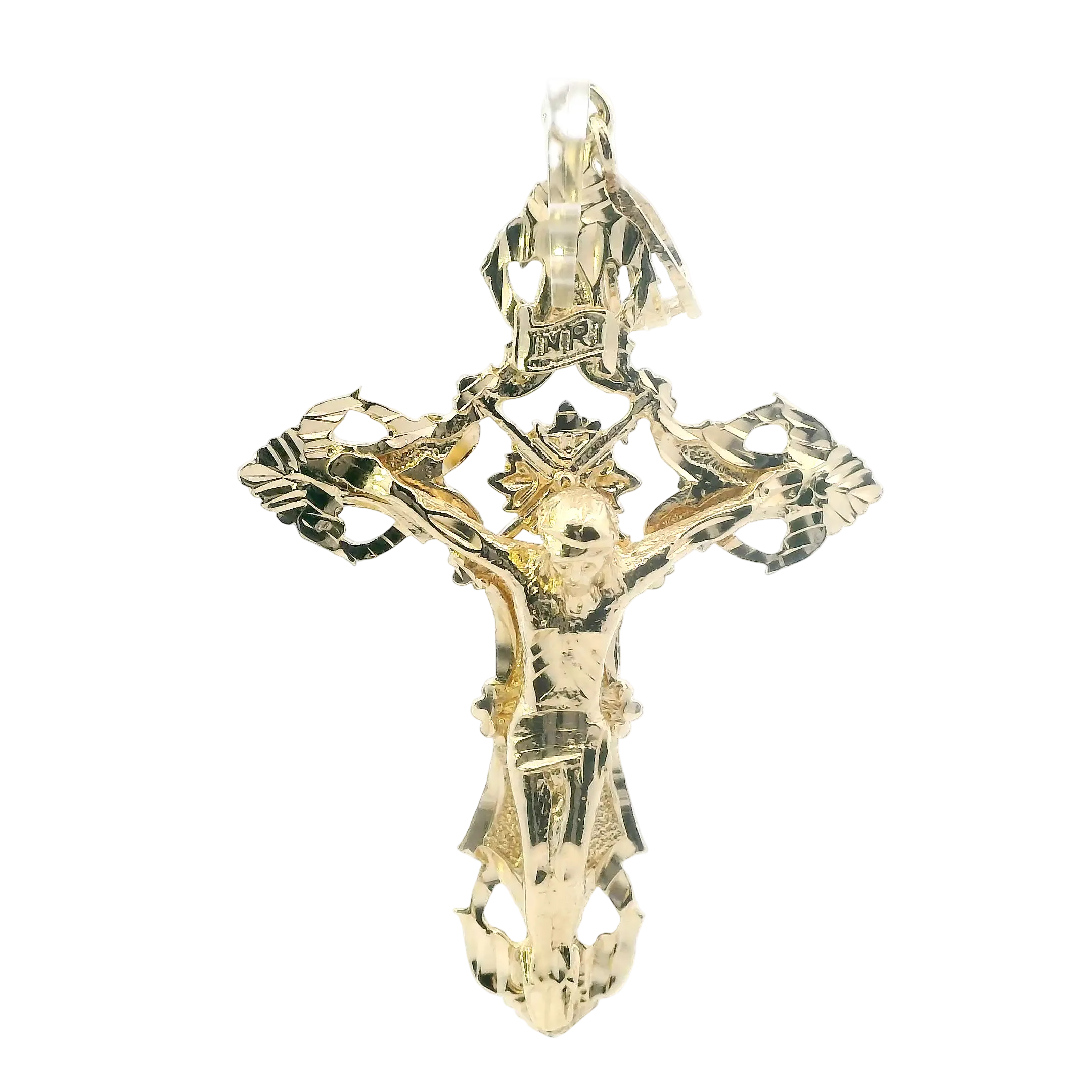 Colgante Crucifijo Oro Amarillo 14K