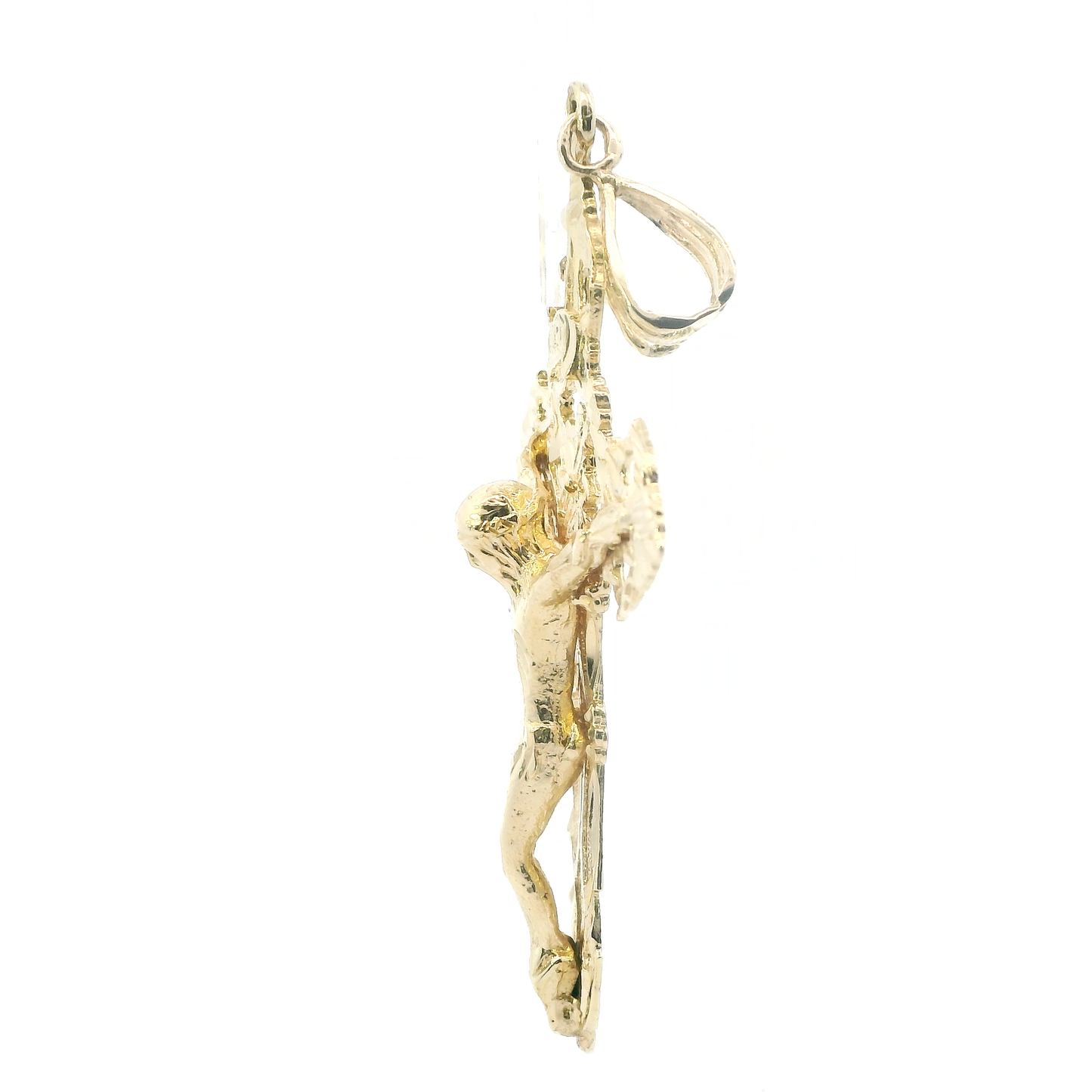 Colgante Crucifijo Oro Amarillo 14K