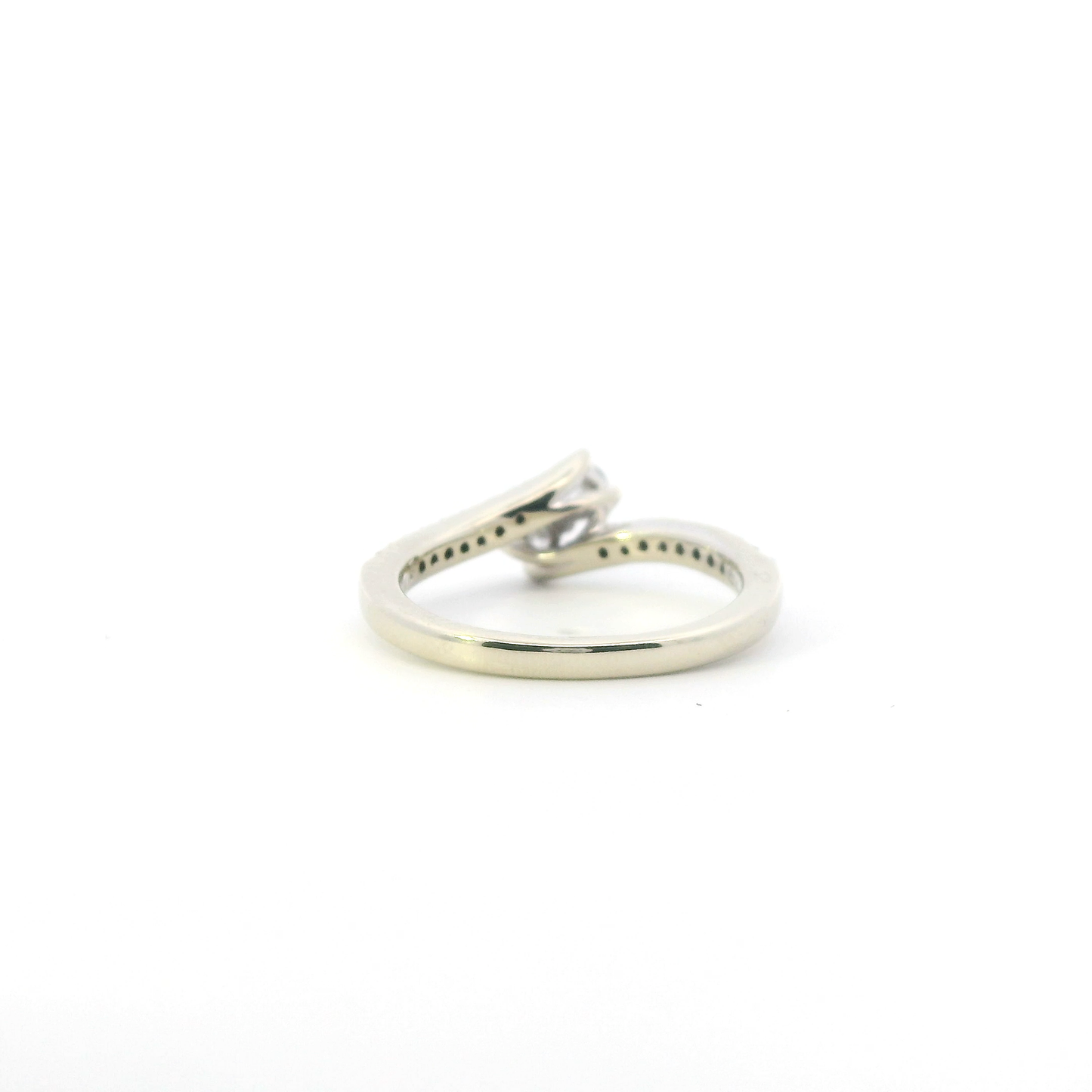 14K White Gold Diamonds Womens Ring - 0.46ct