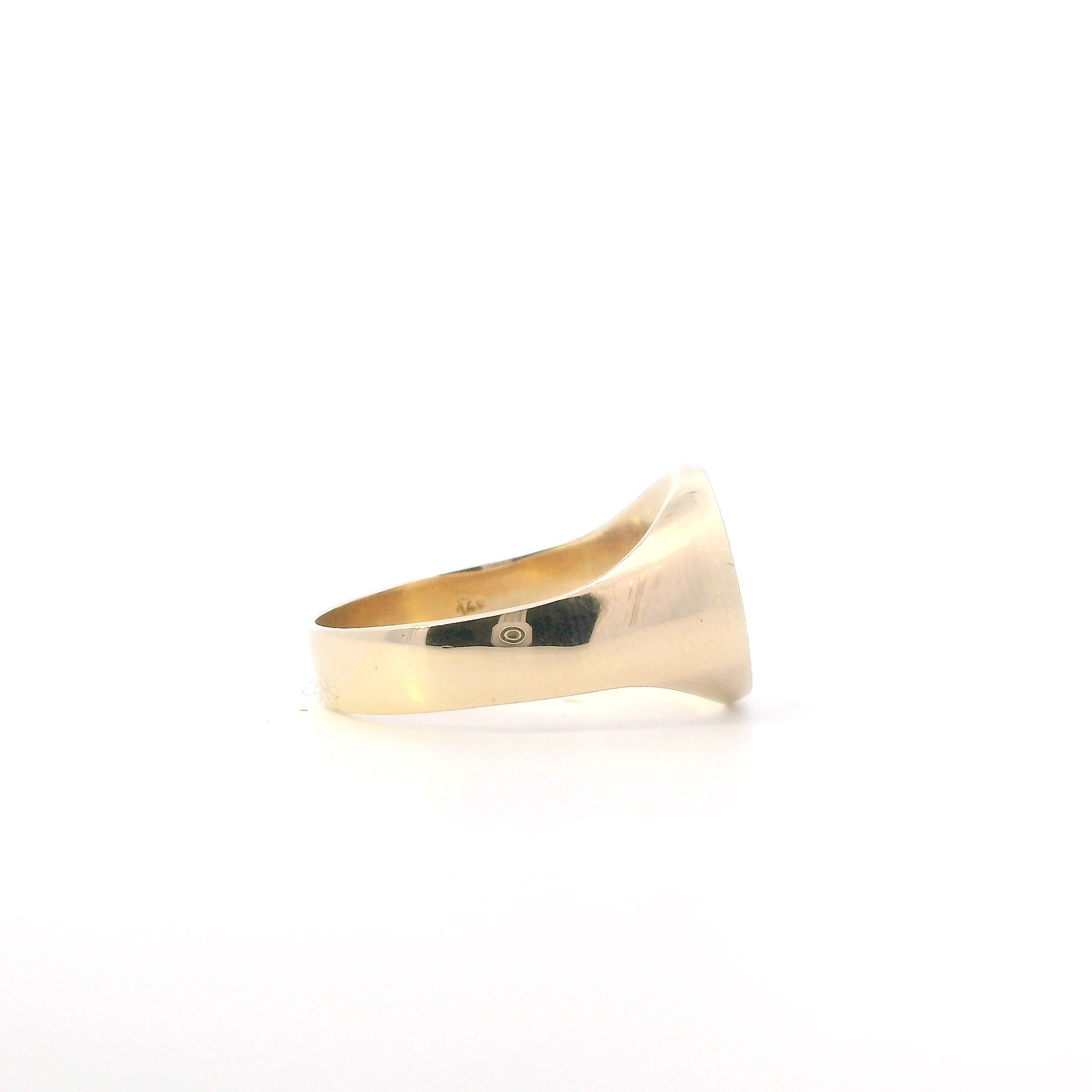 14K Yellow Gold Round 