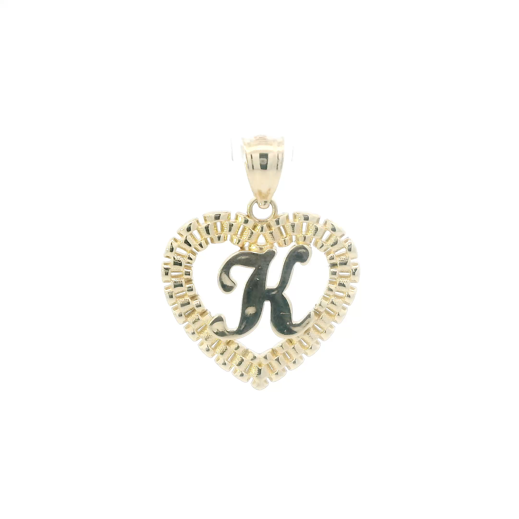 10K Yellow Gold Letter 