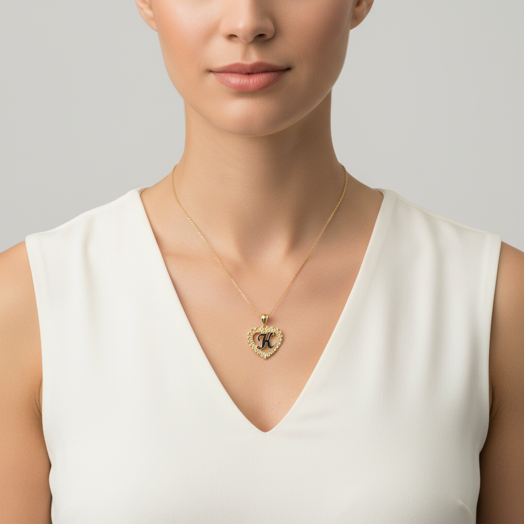 10K Yellow Gold Letter 