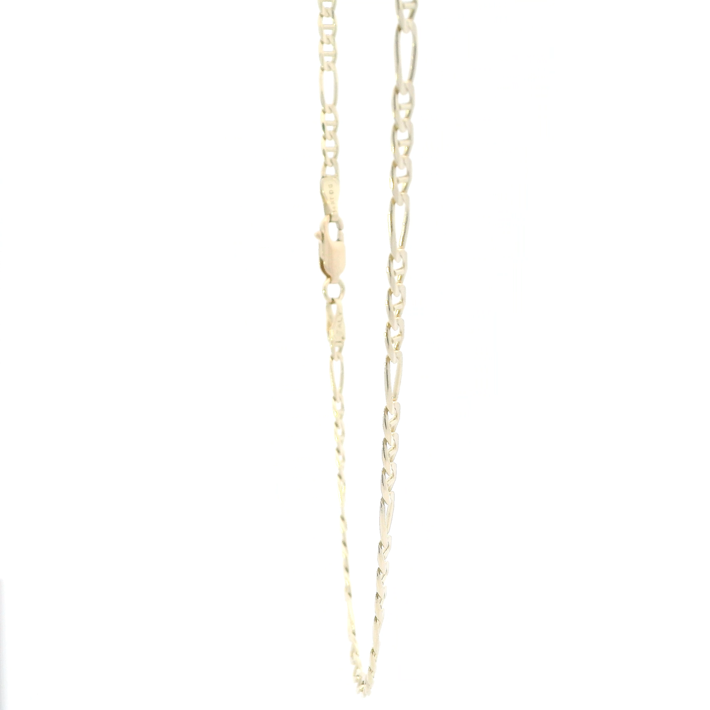 14K Yellow Gold 24.5" Figaro & Mariner Chain