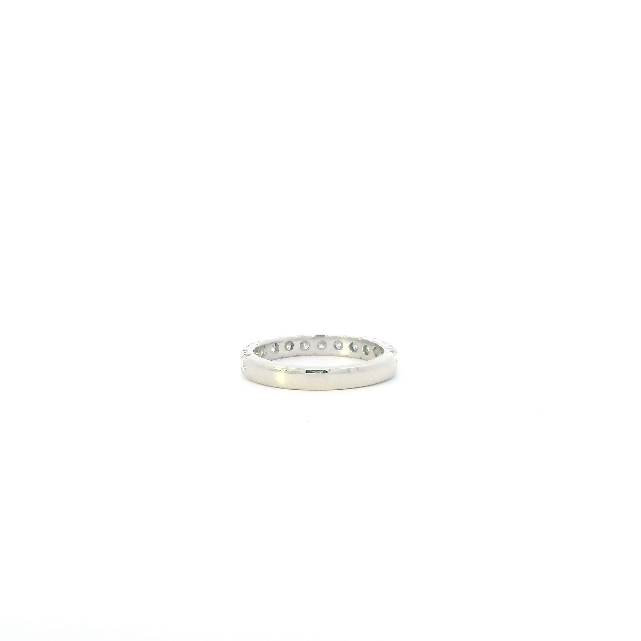 14K White Gold Diamonds Womens Ring - 1.02ct