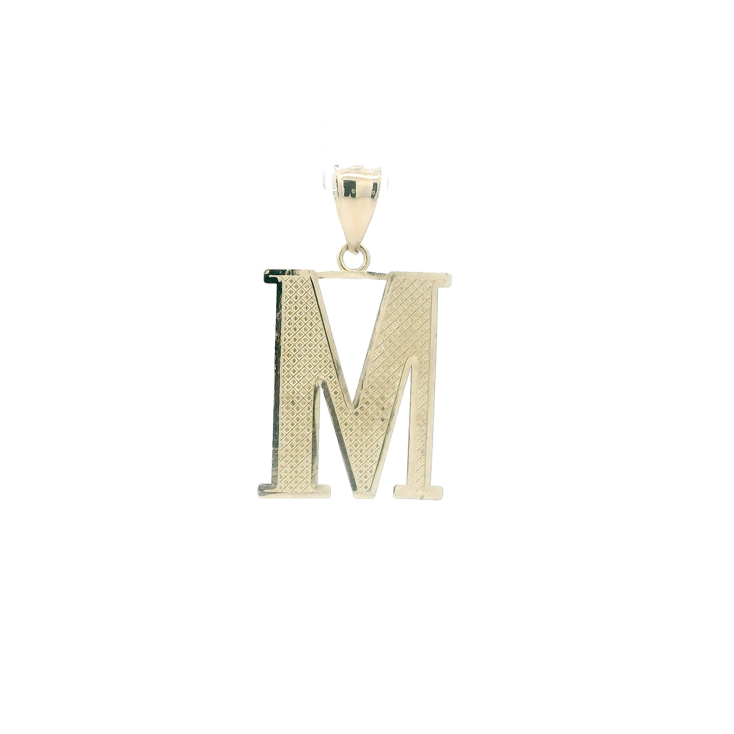 10K Yellow Gold Letter "M" pendant