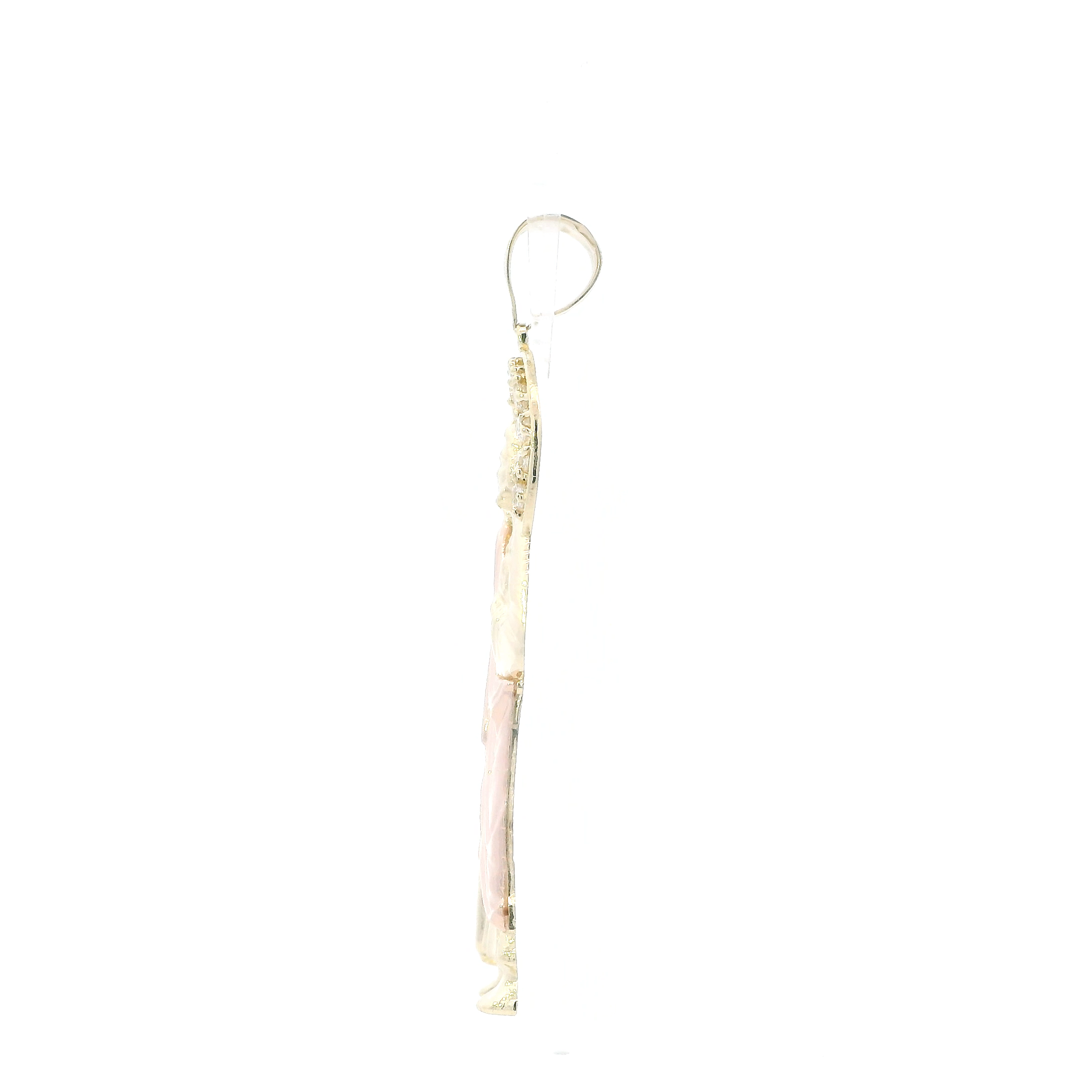 14K Yellow & Rose Gold Religious Standing Figure Pendant