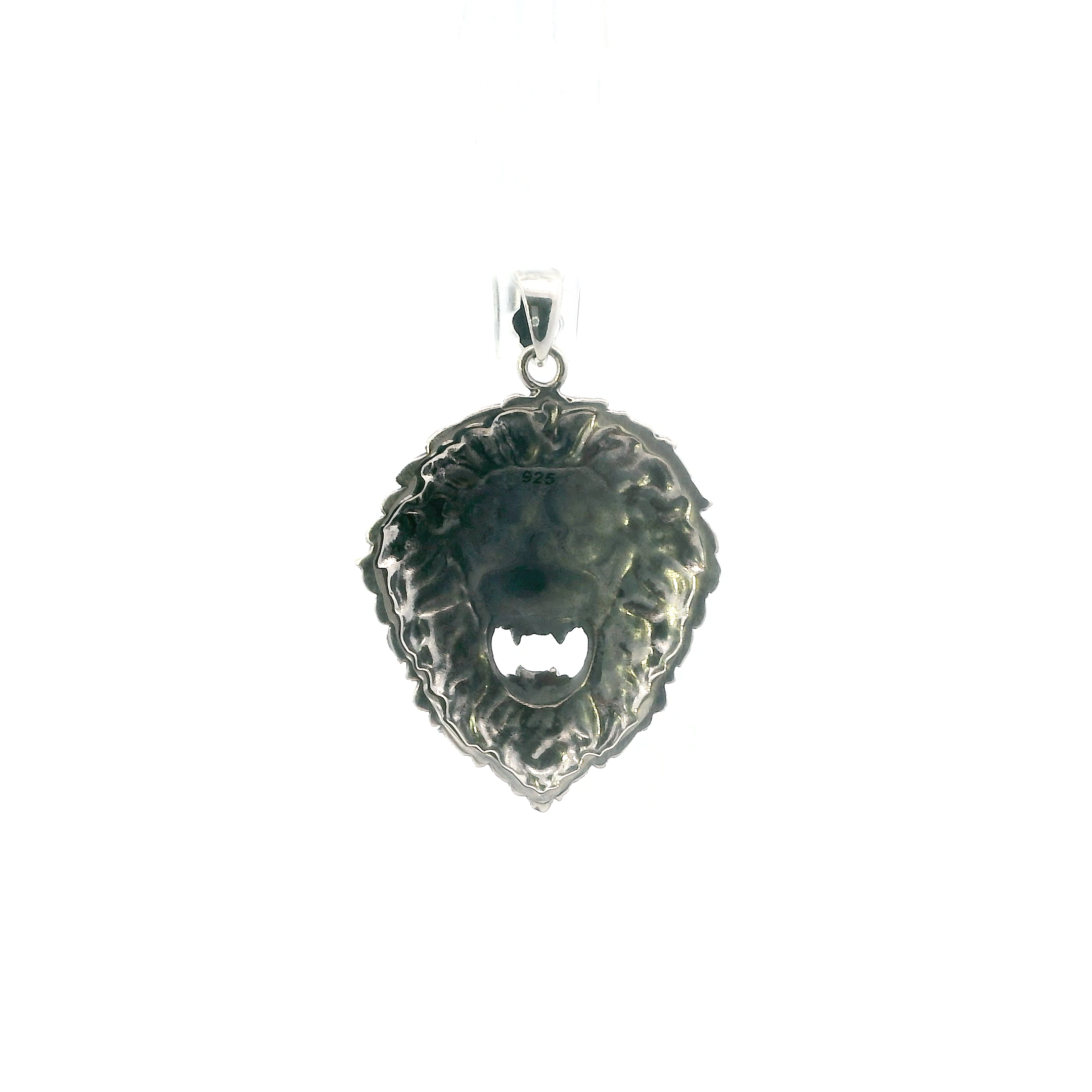 Sterling Silver Lion Head Pendant