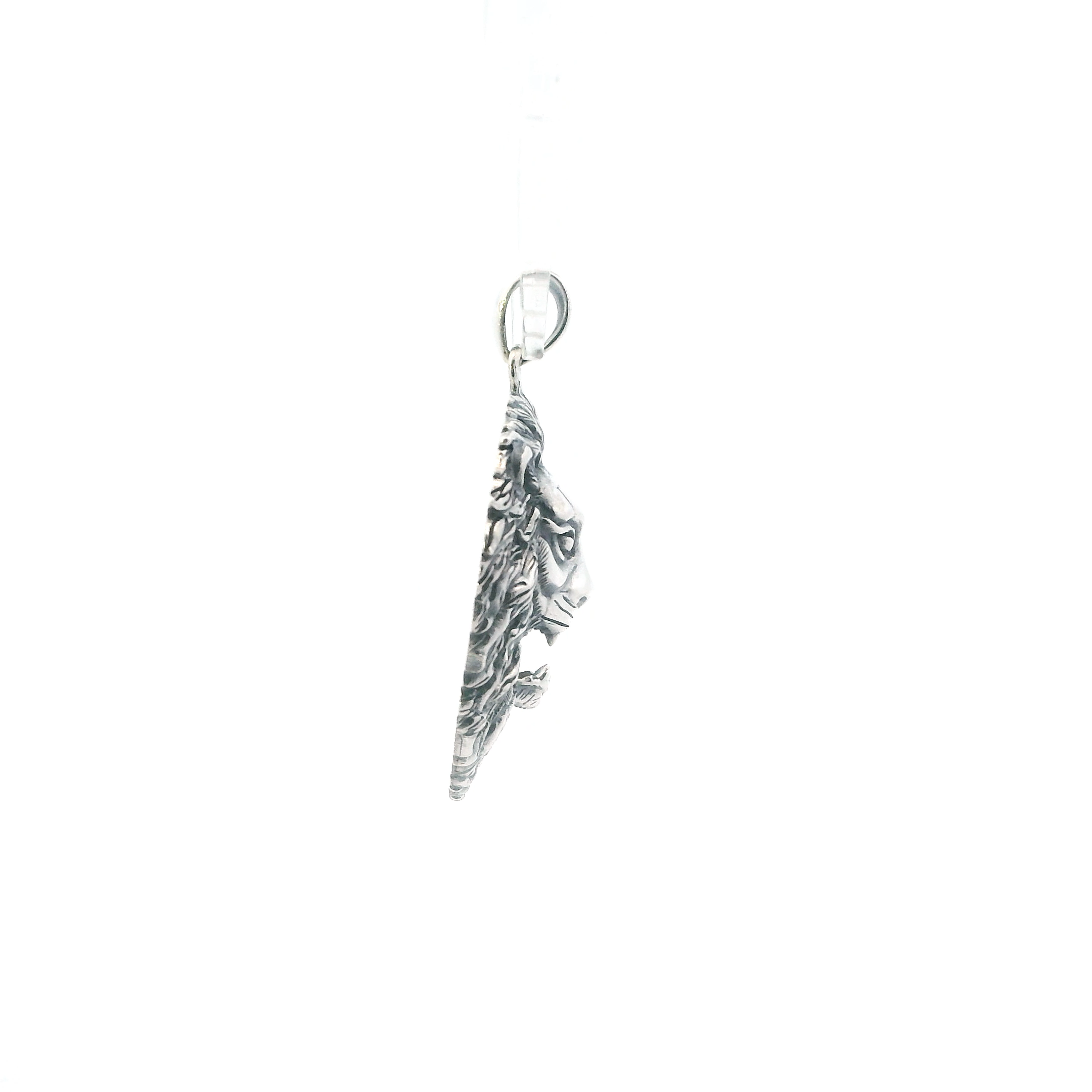 Sterling Silver Lion Head Pendant