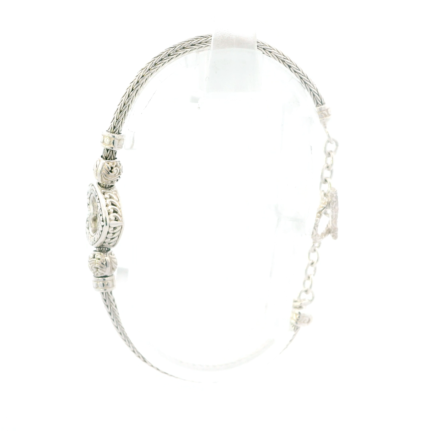 Sterling Silver 7" Baliwheat Bracelet