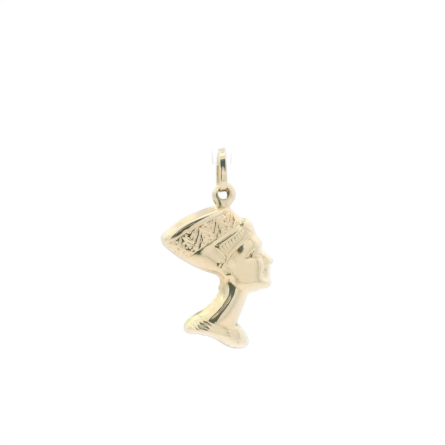 14K Yellow Gold Nefertiti Pendant