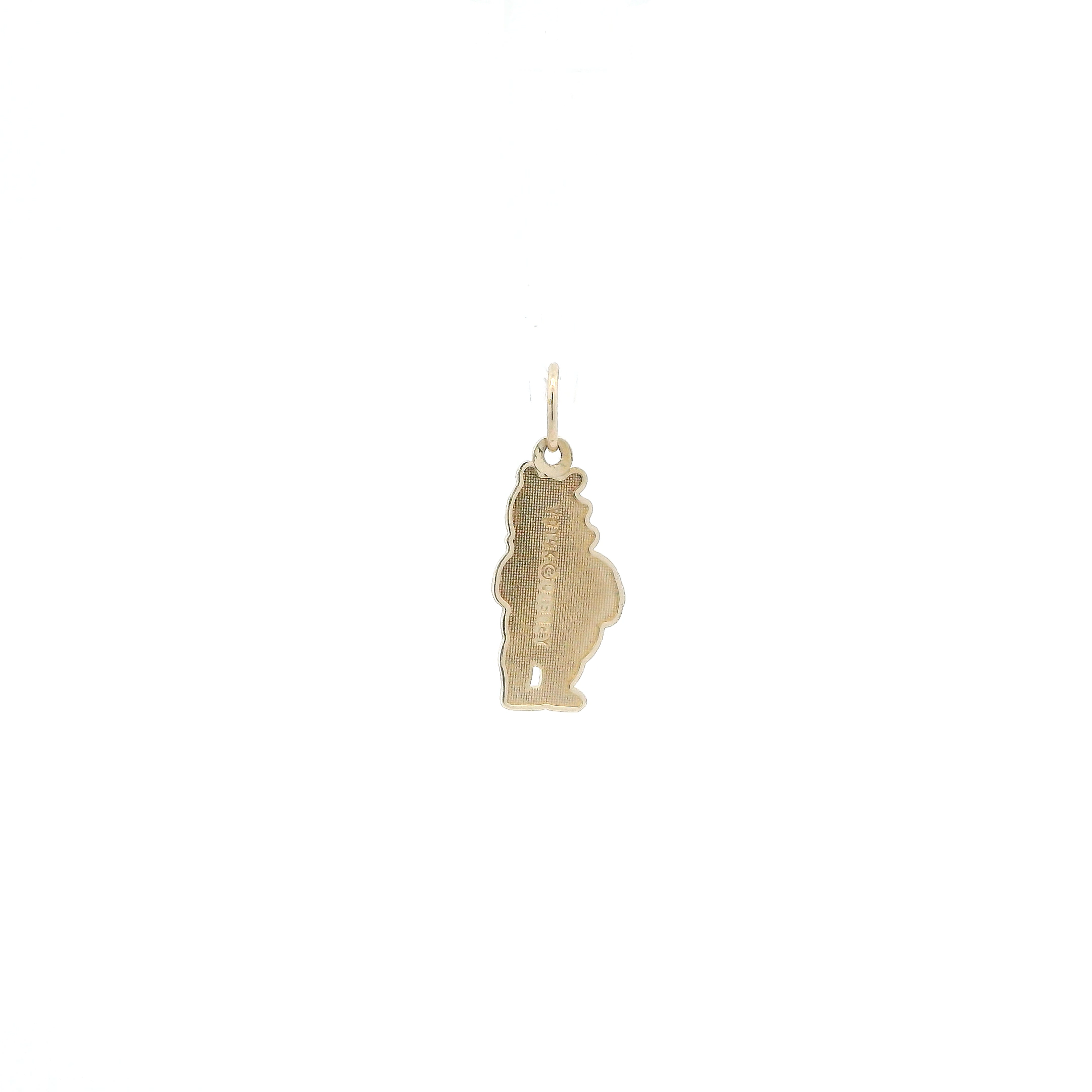 14K Yellow Gold Winnie The Pooh Pendant
