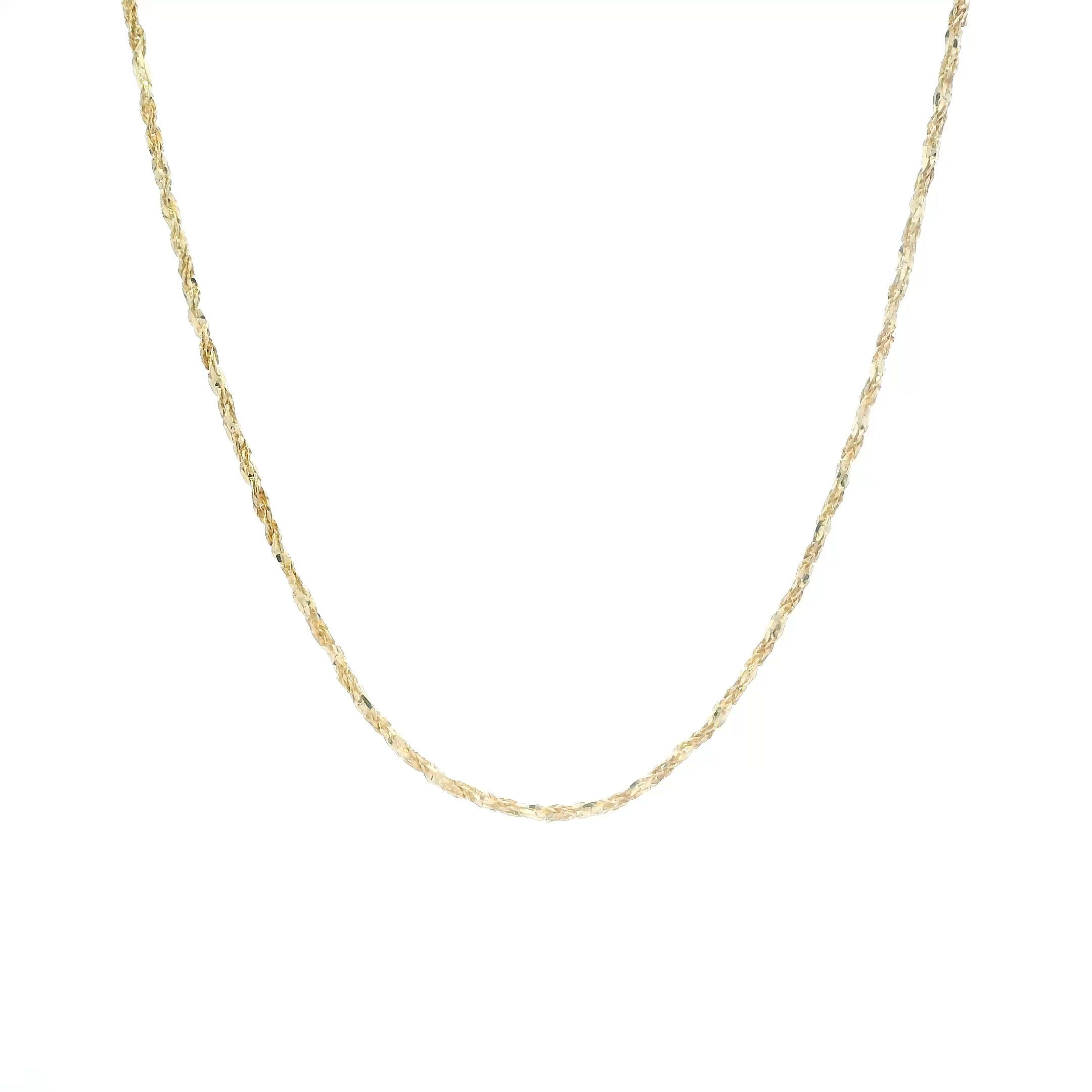 14K Yellow Gold 17.5