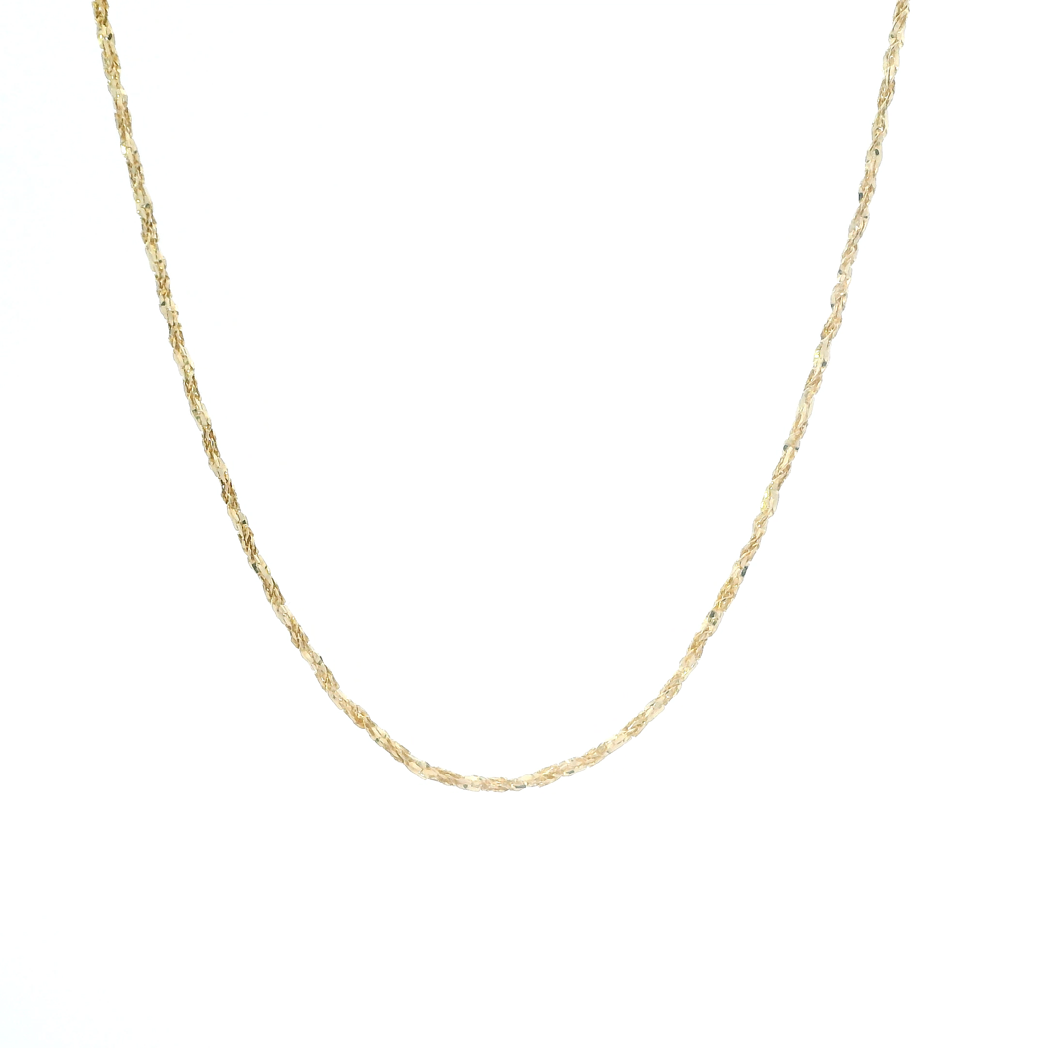 14K Yellow Gold 17.5