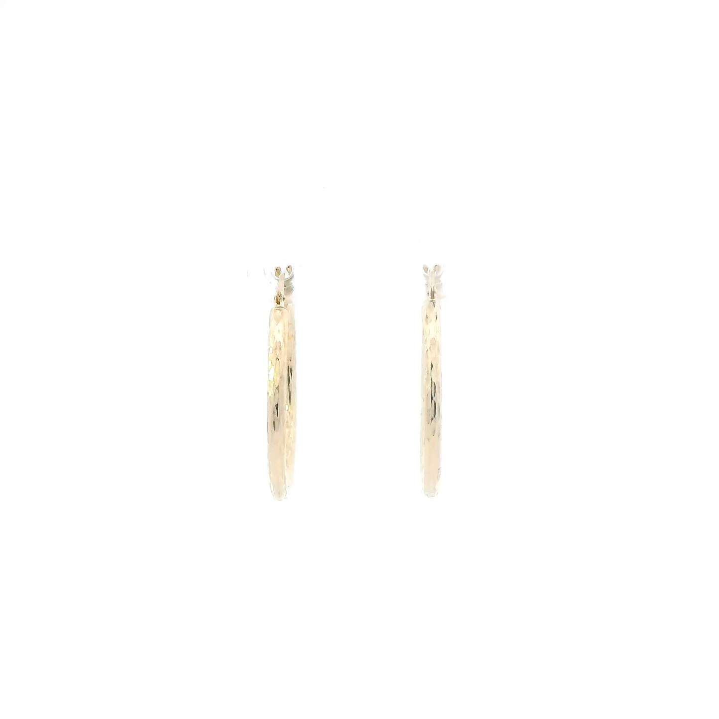14K Yellow Gold Hoop Earrings