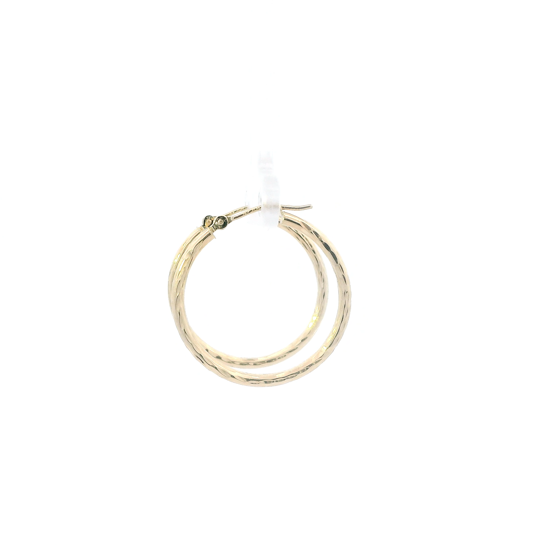 14K Yellow Gold Hoop Earrings