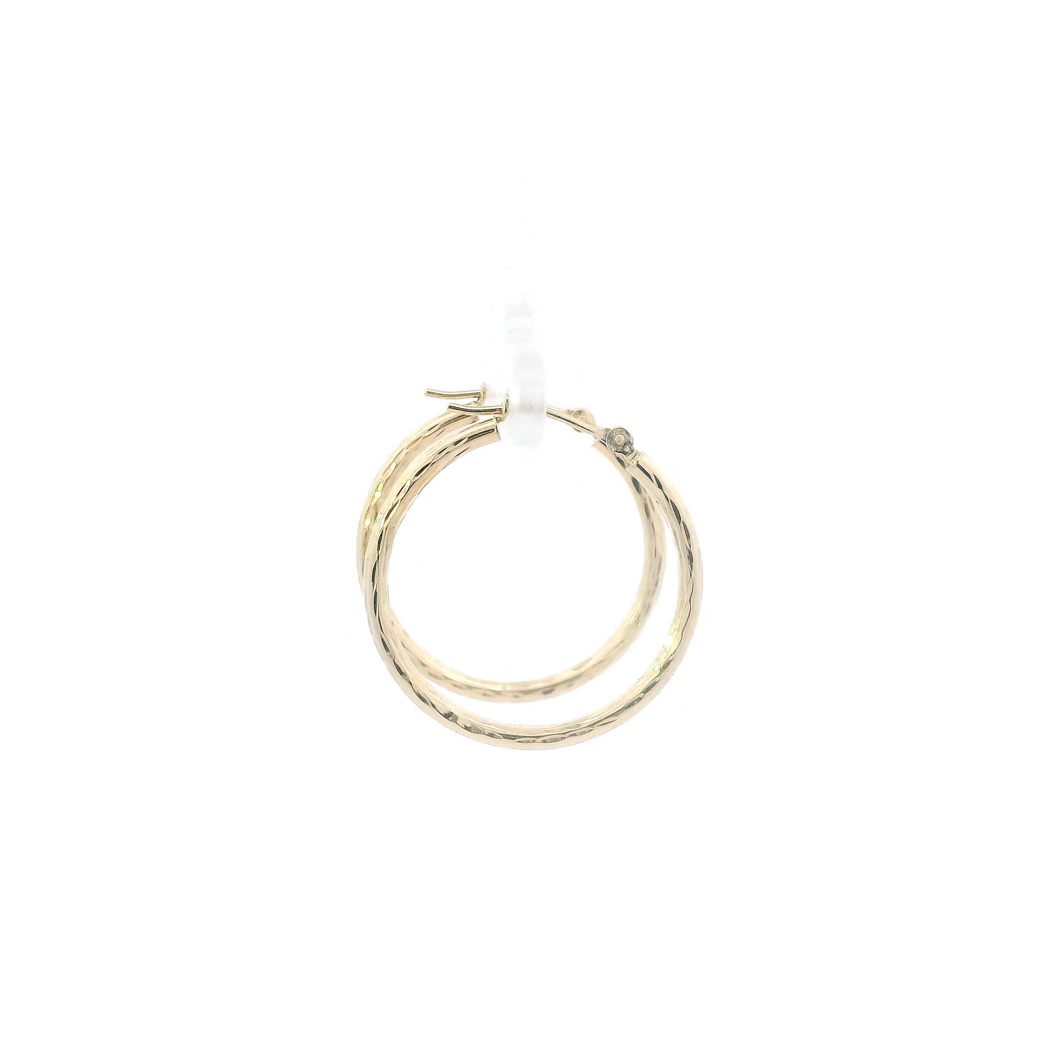 14K Yellow Gold Hoop Earrings