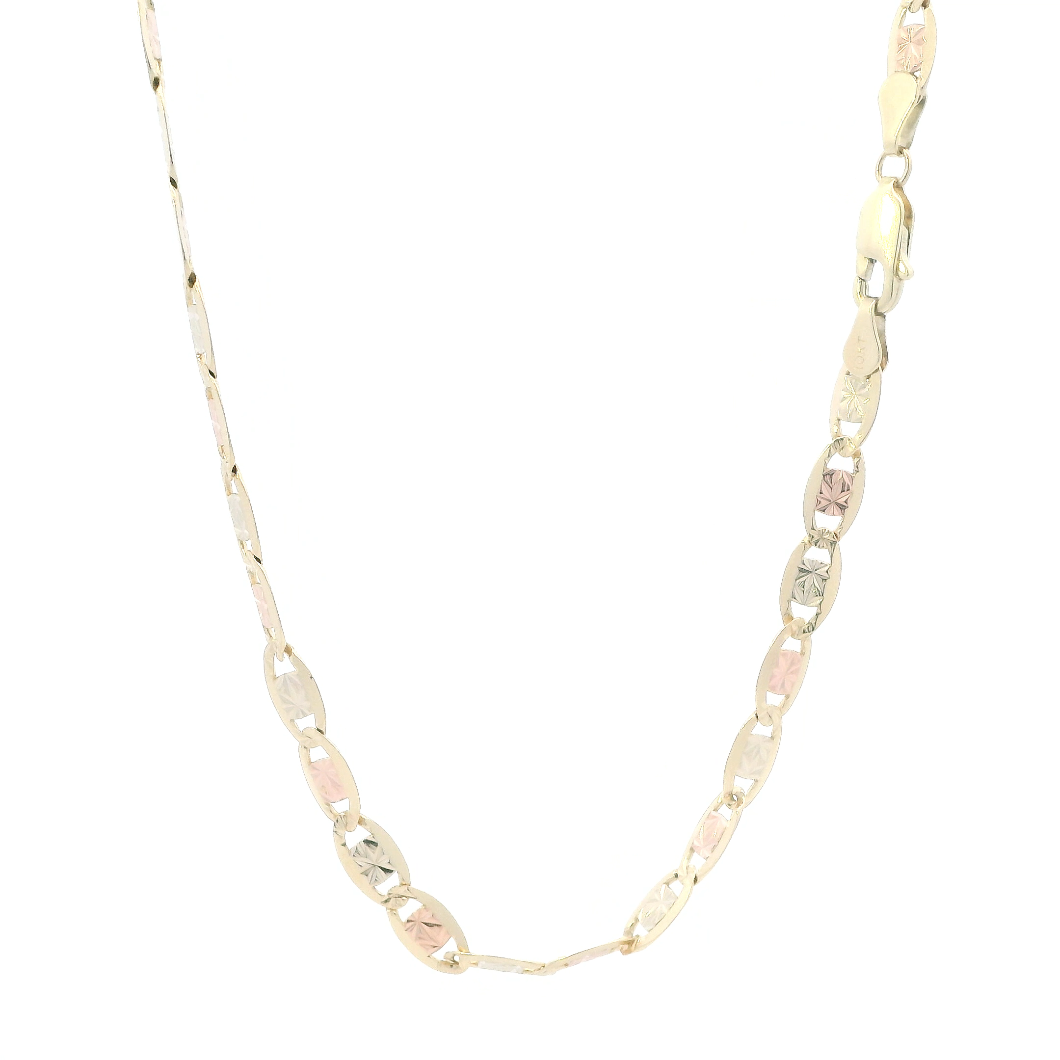 10K Tri Color Gold 22