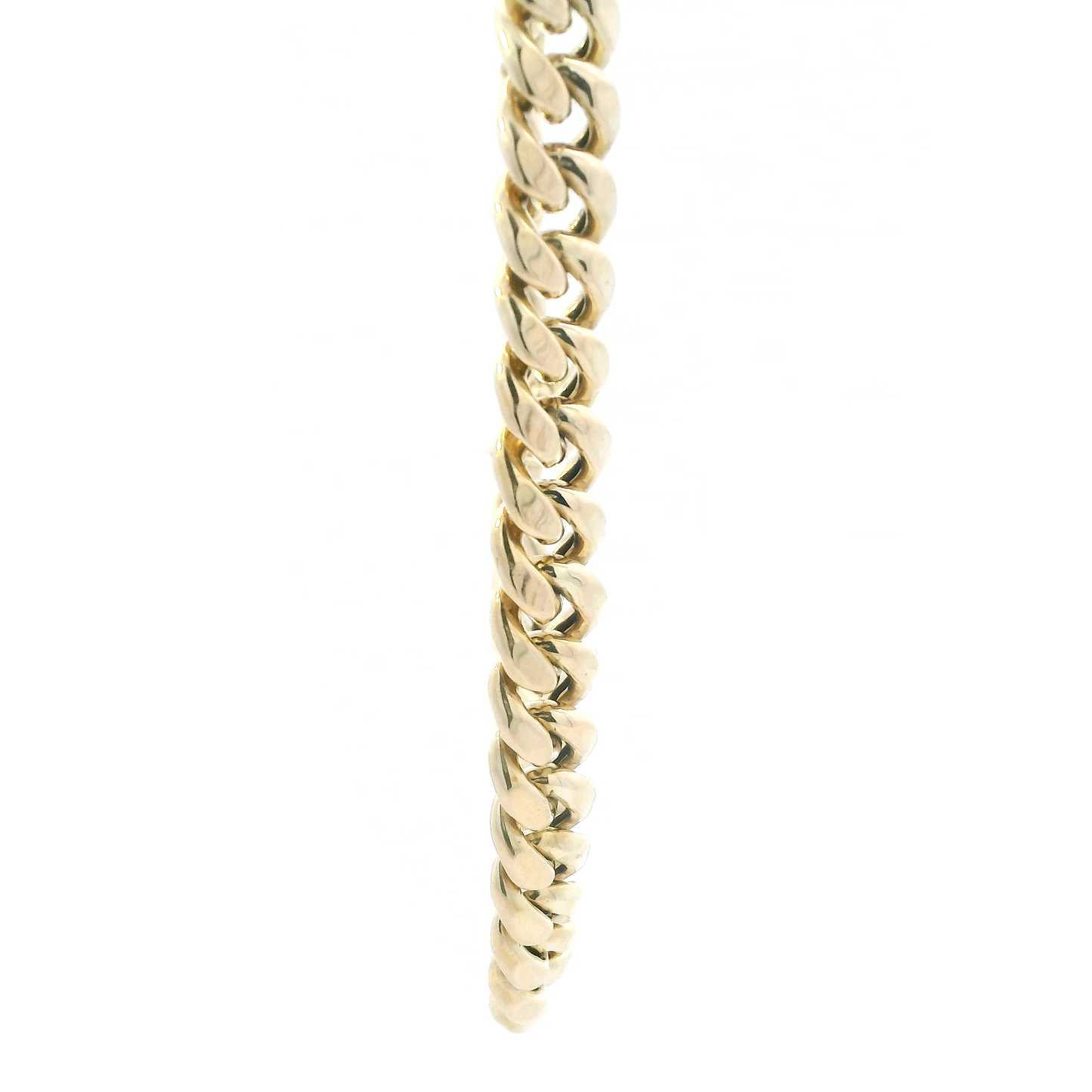 10K Yellow Gold 24" Hollow Cuban Chain