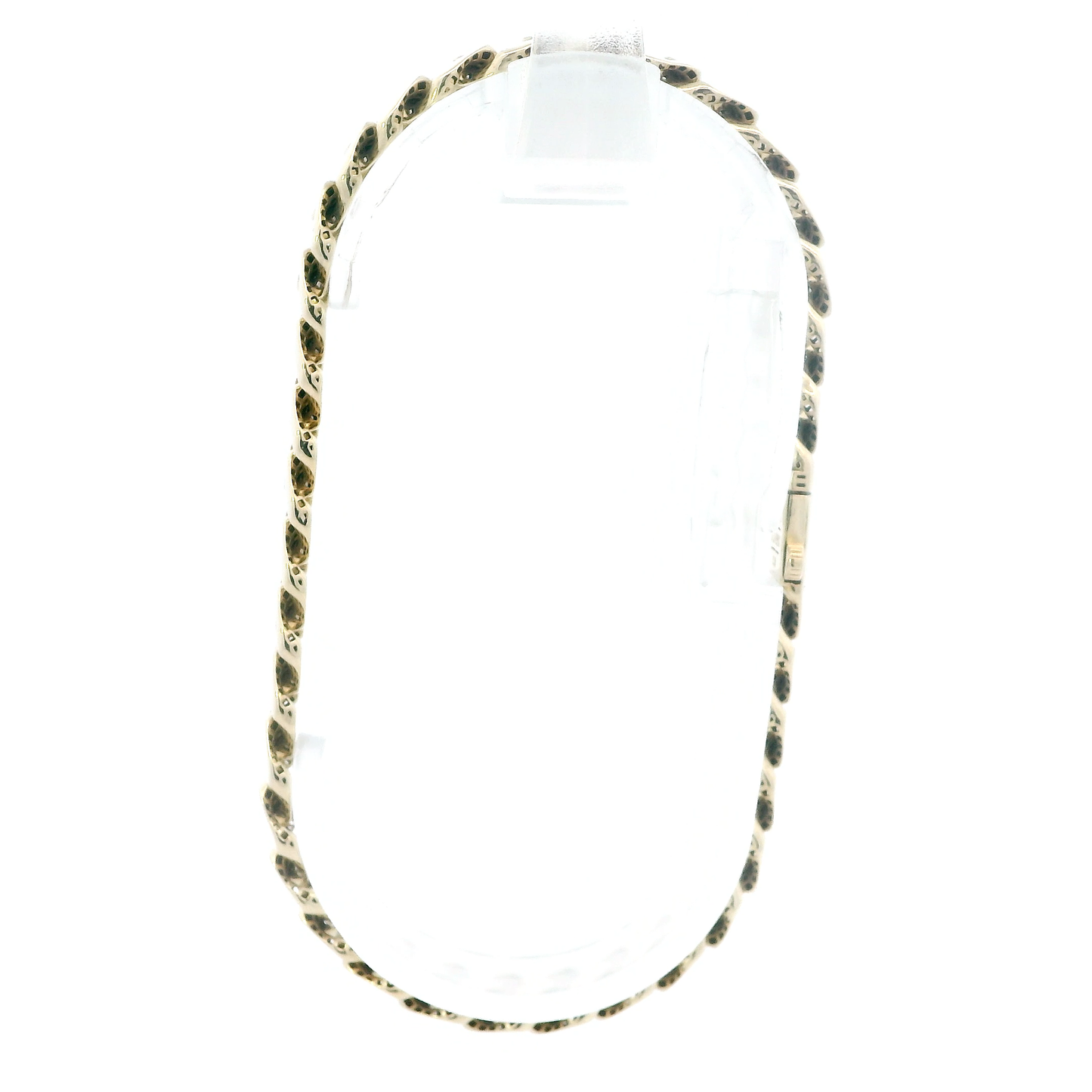 10K Yellow Gold Monaco Link Bracelet