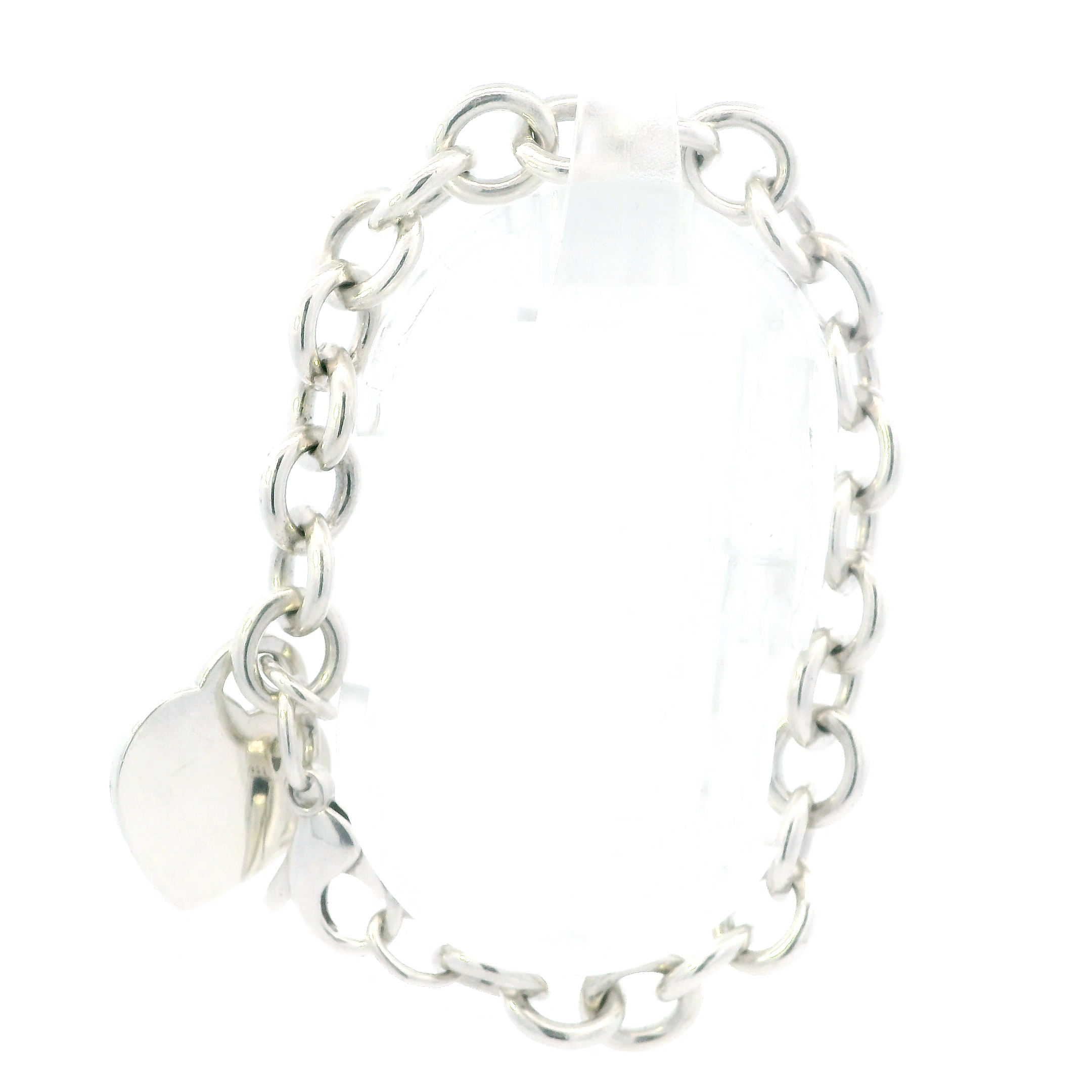 Tiffany & Co. Silver Heart Tag Bracelet