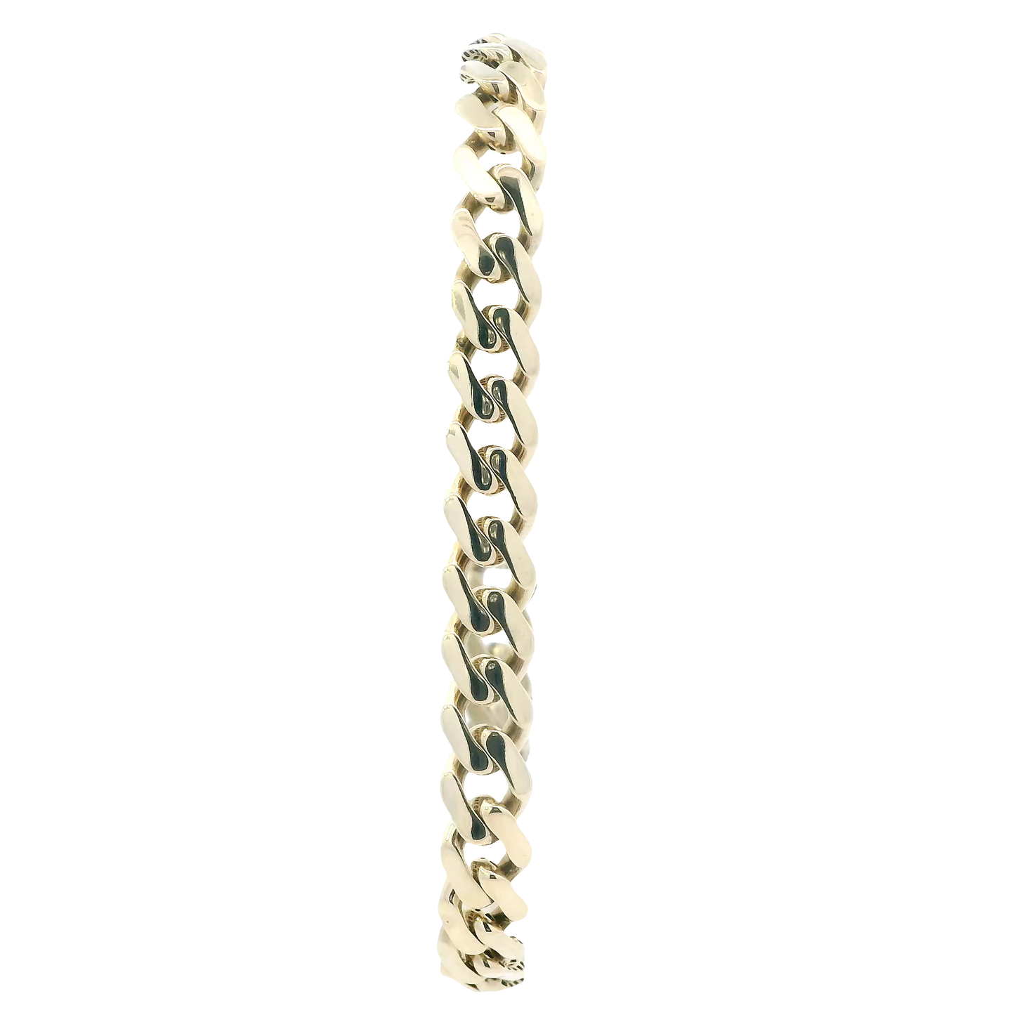 10K Yellow Gold Monaco Link Bracelet