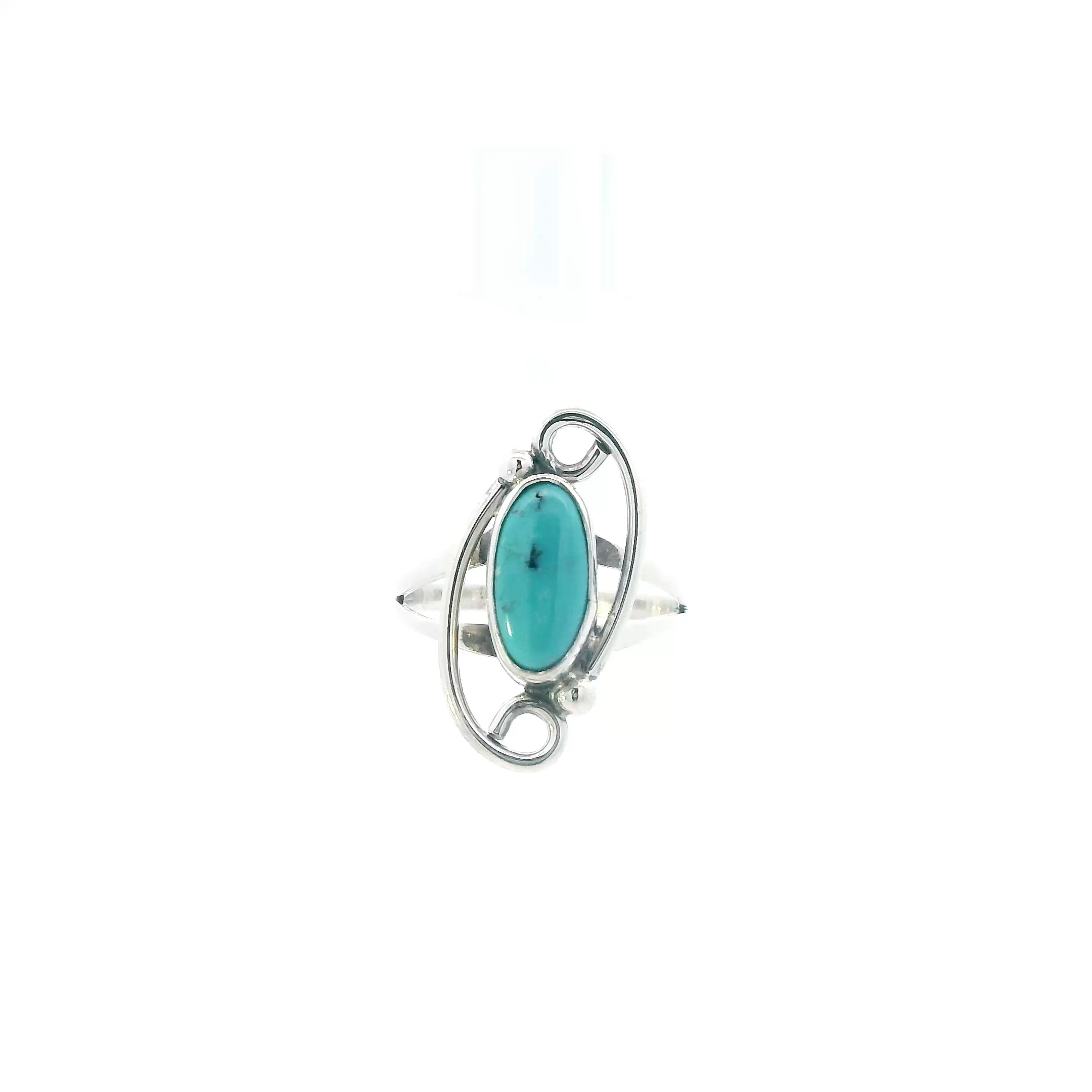 Sterling Silver Native American Turquoise Ring