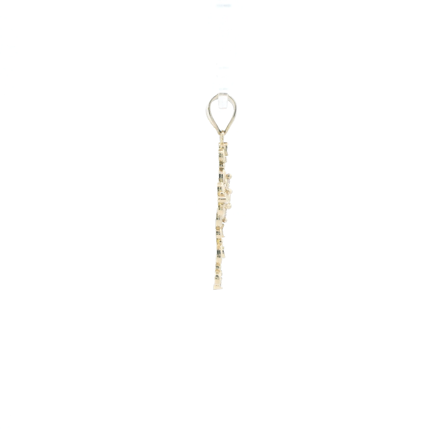 14K Yellow Gold Filigree Cross Pendant